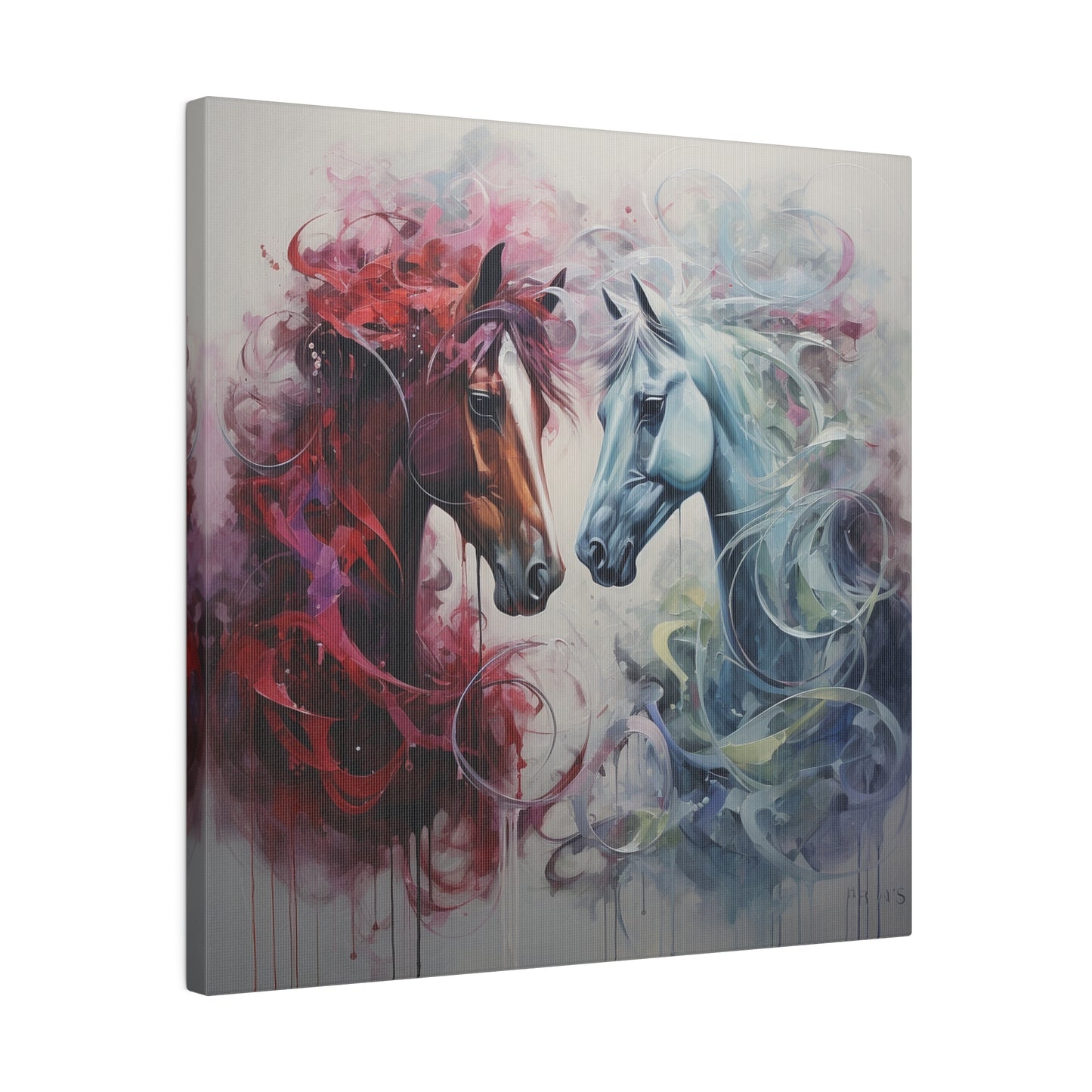 Divine Horses Matte Canvas