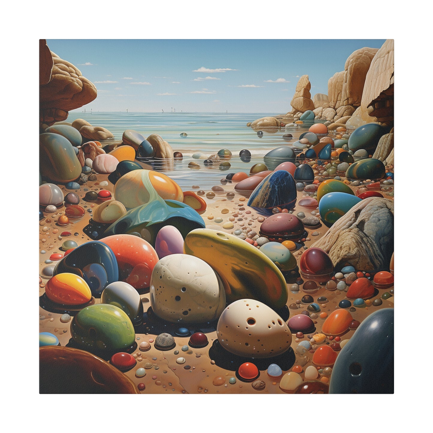 The Beach Matte Canvas