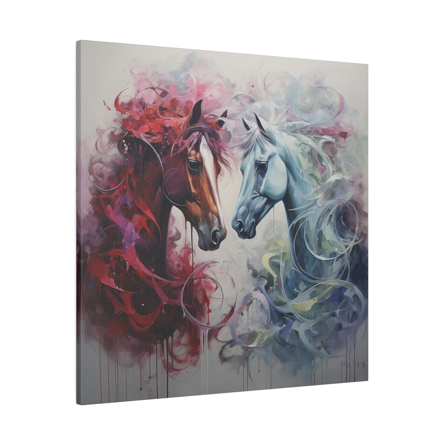 Divine Horses Matte Canvas