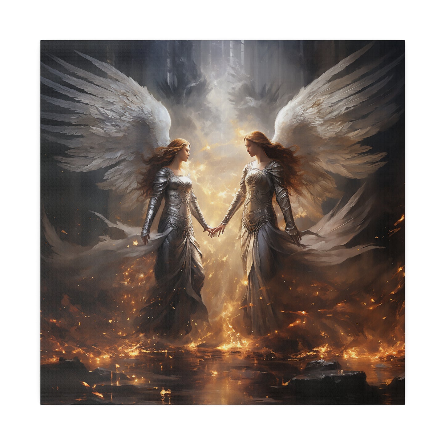 The Fiery Angels Matte Canvas