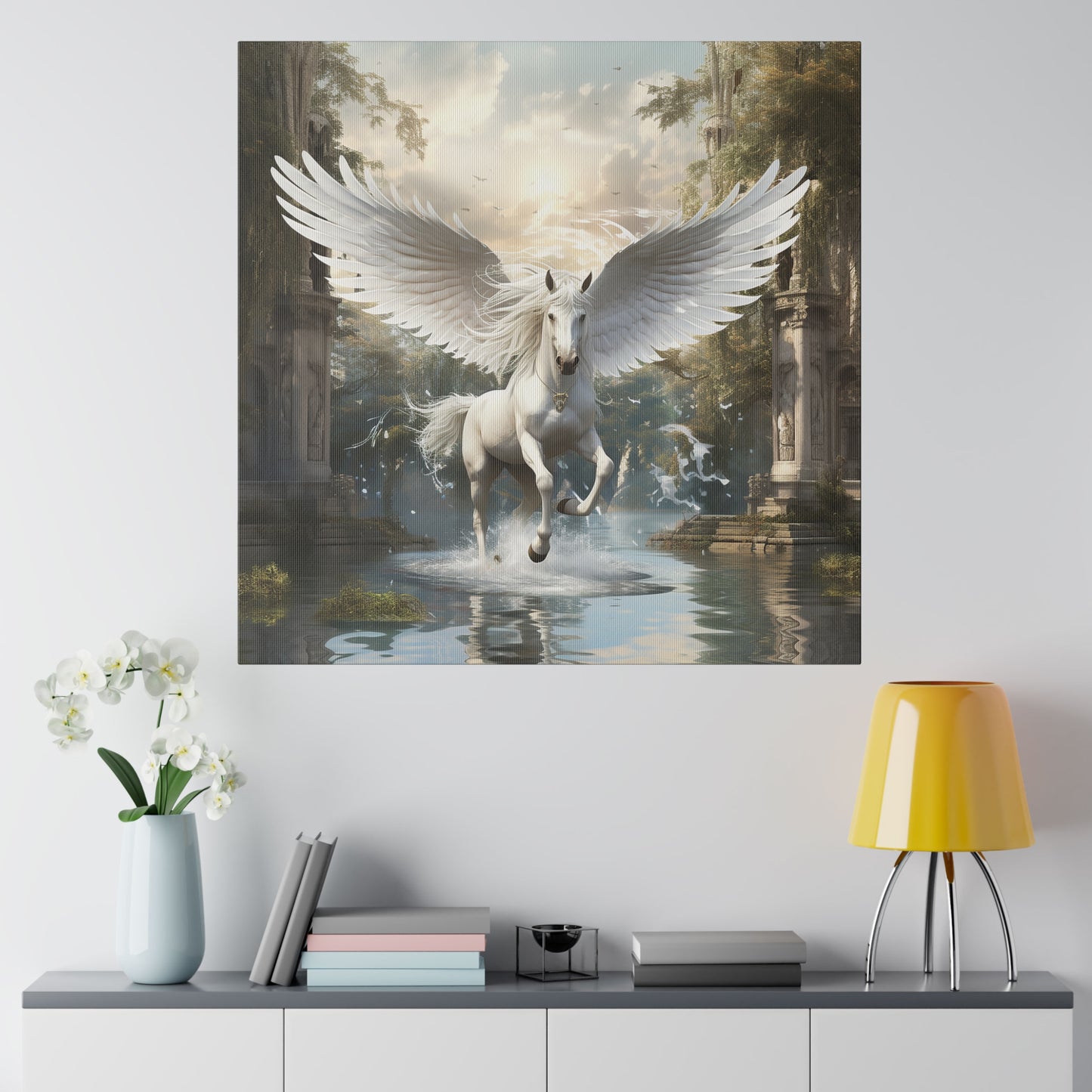 Pegasus Horse Matte Canvas