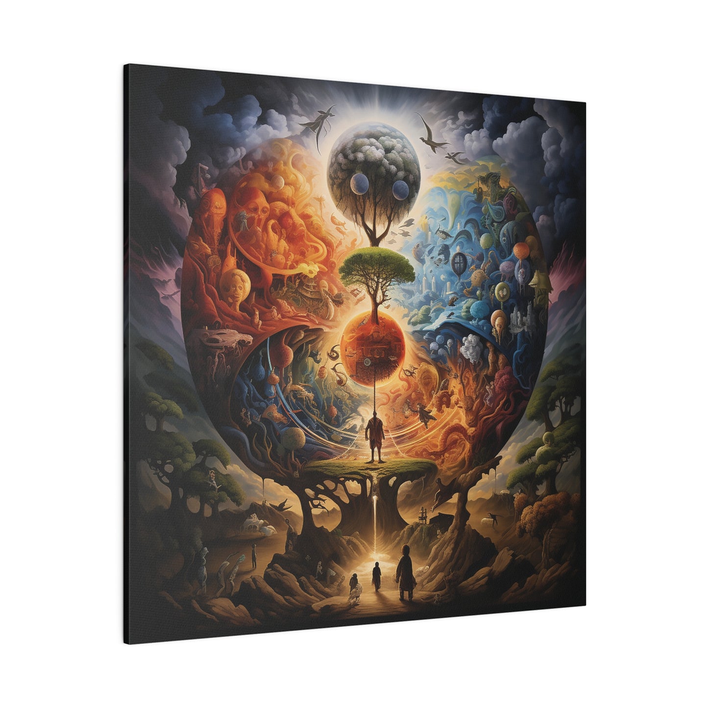 Lienzo mate Dream World