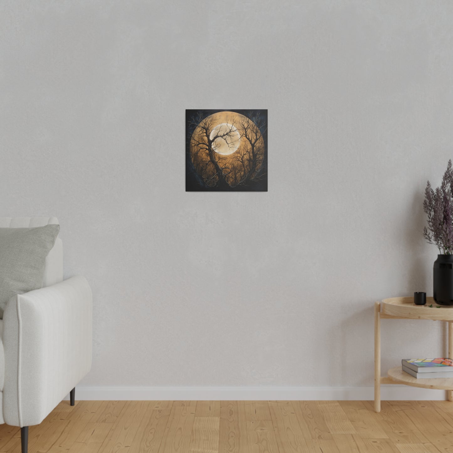 Forest Moon Matte Canvas