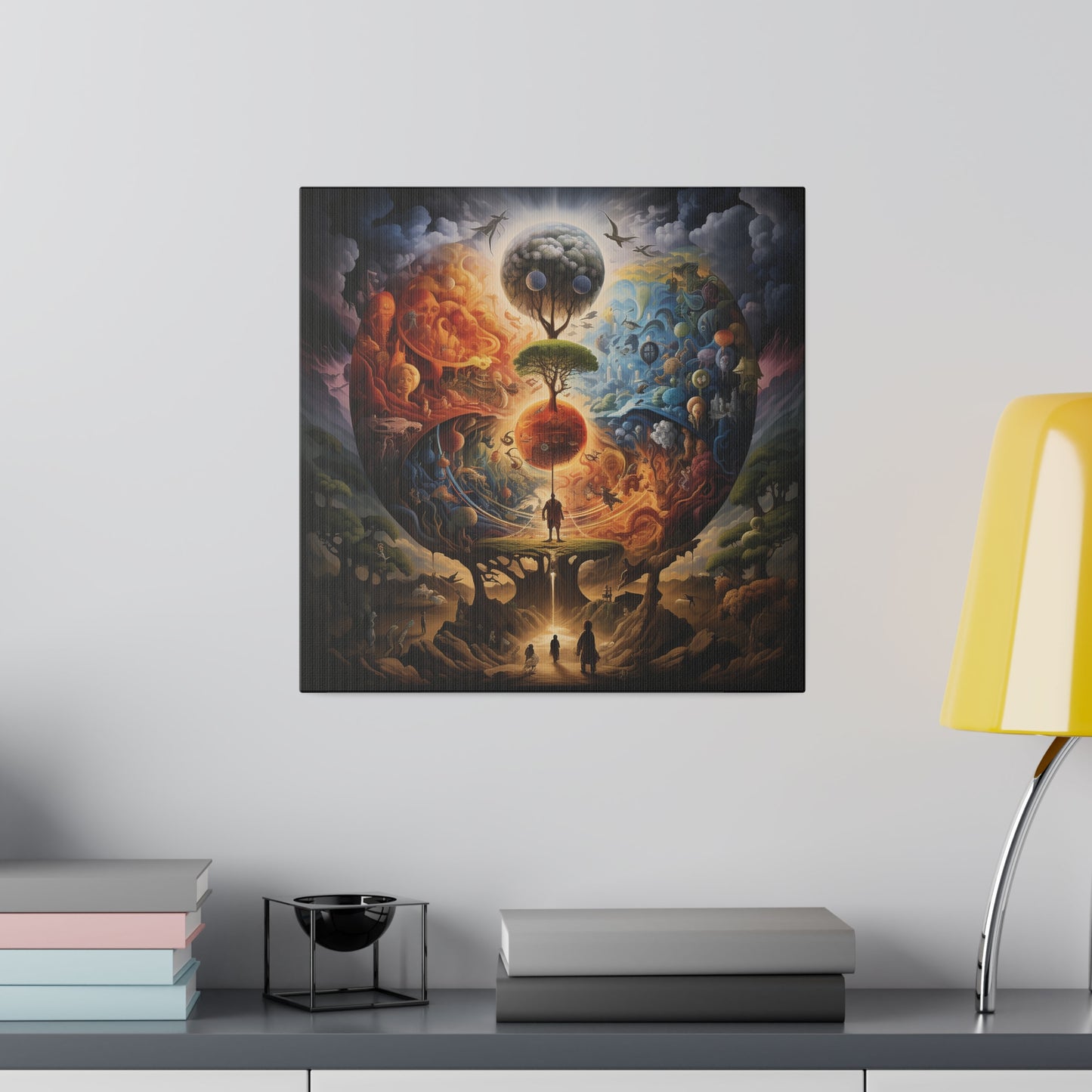 Lienzo mate Dream World
