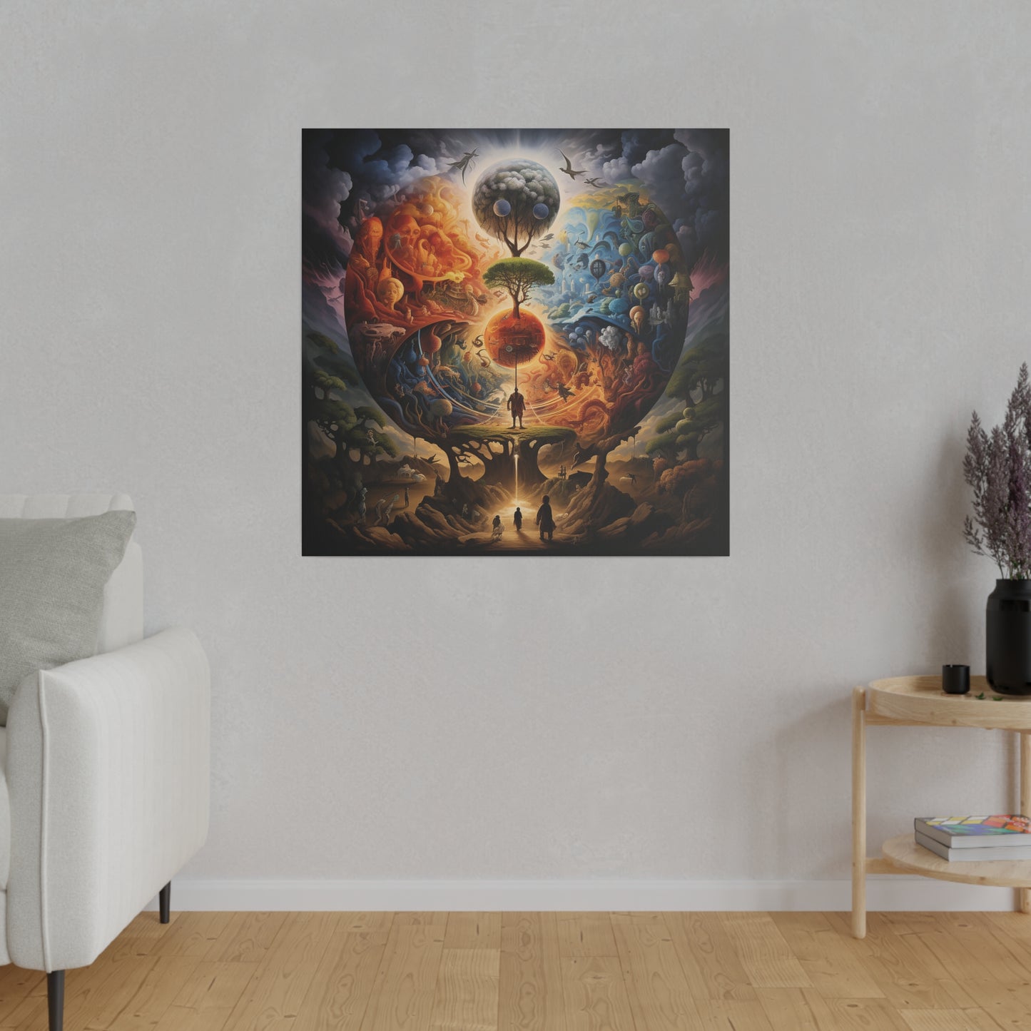 Lienzo mate Dream World