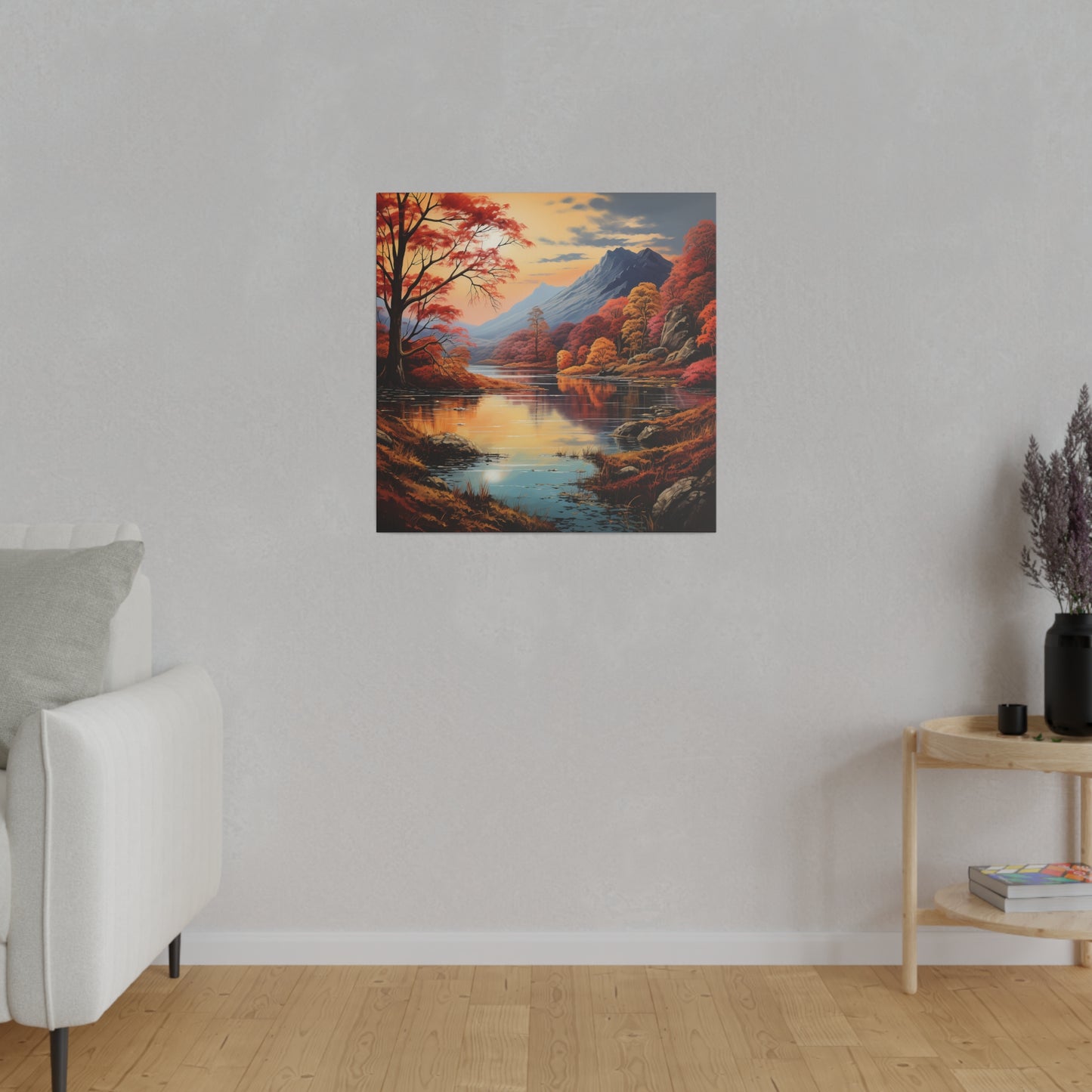 Forest Landscape Matte Canvas