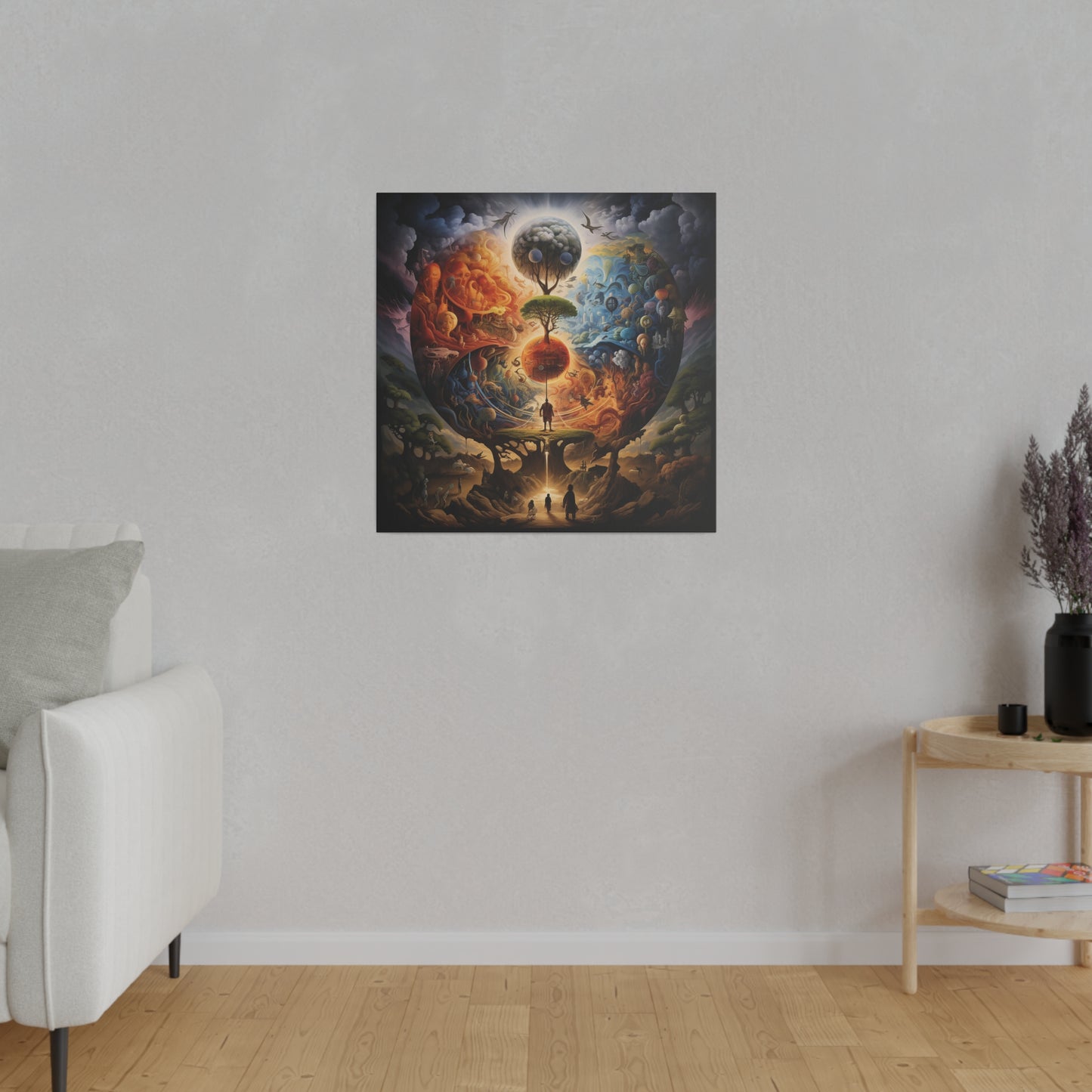 Lienzo mate Dream World