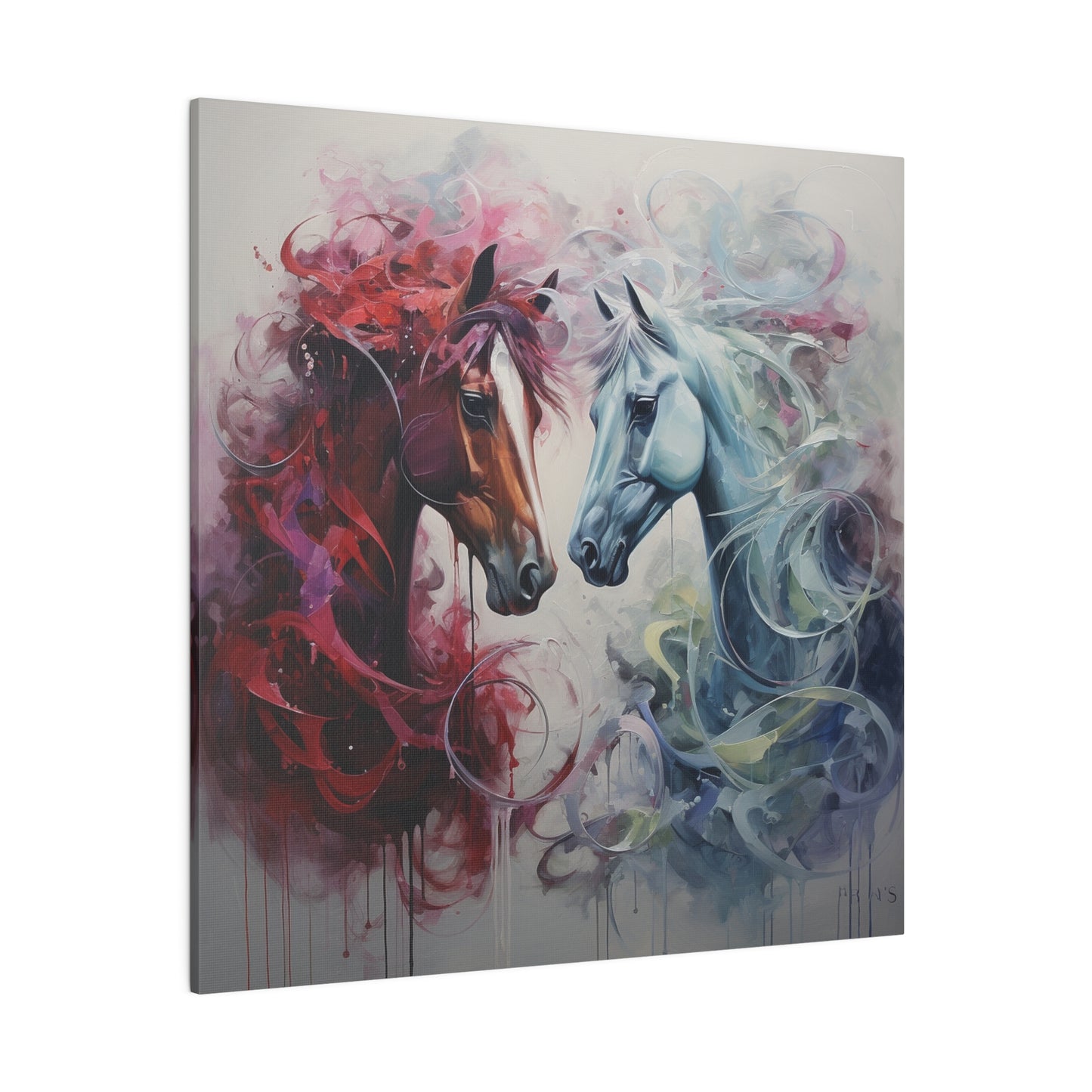 Divine Horses Matte Canvas