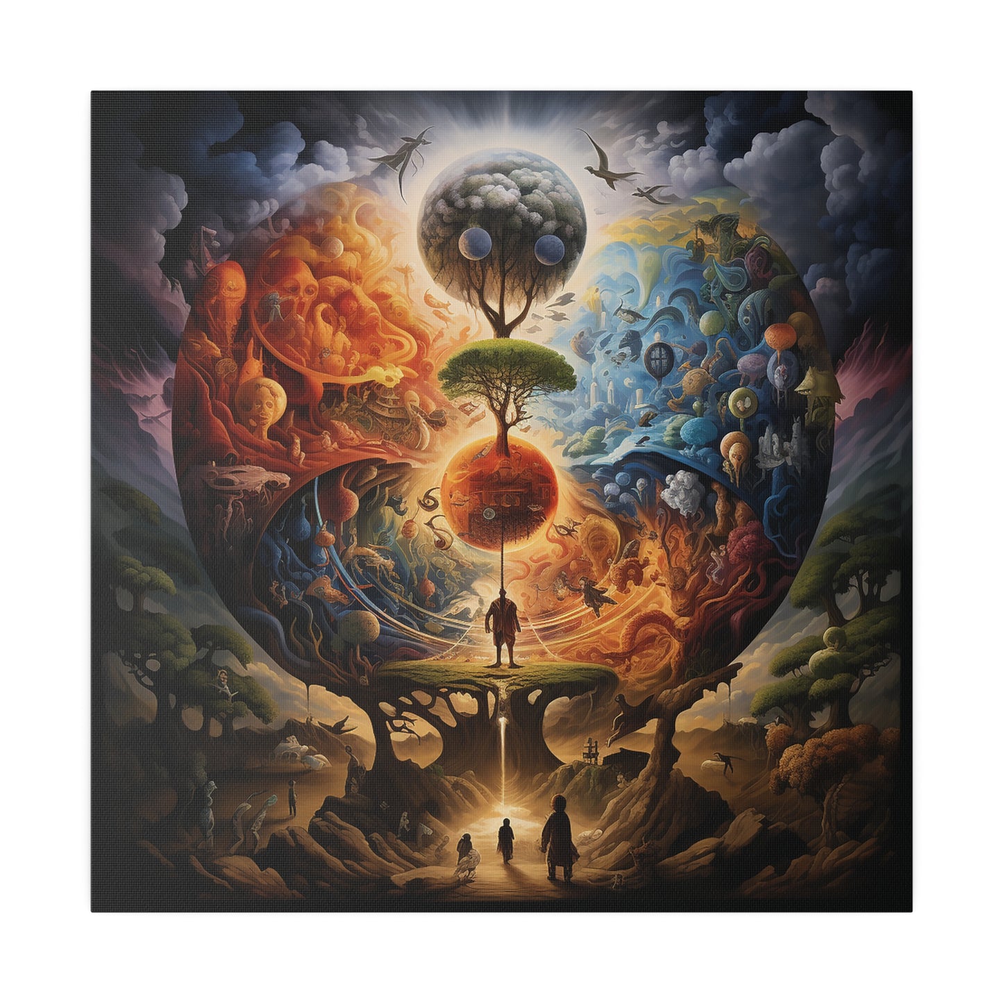 Lienzo mate Dream World