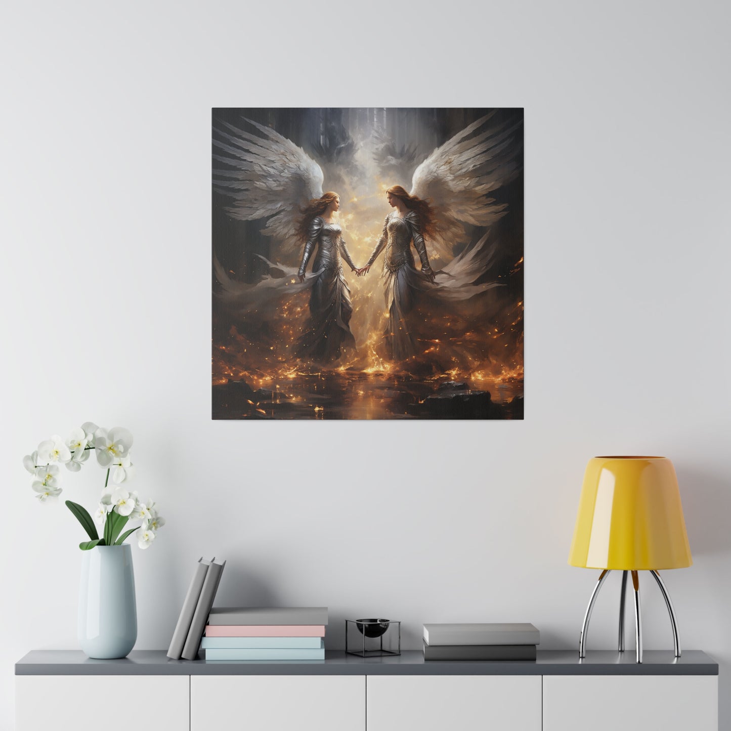 The Fiery Angels Matte Canvas
