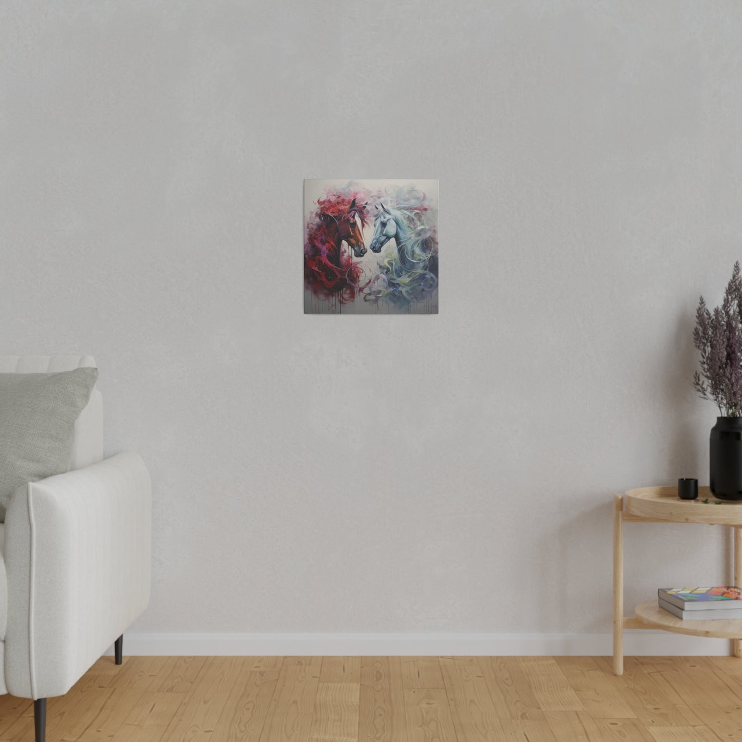 Divine Horses Matte Canvas