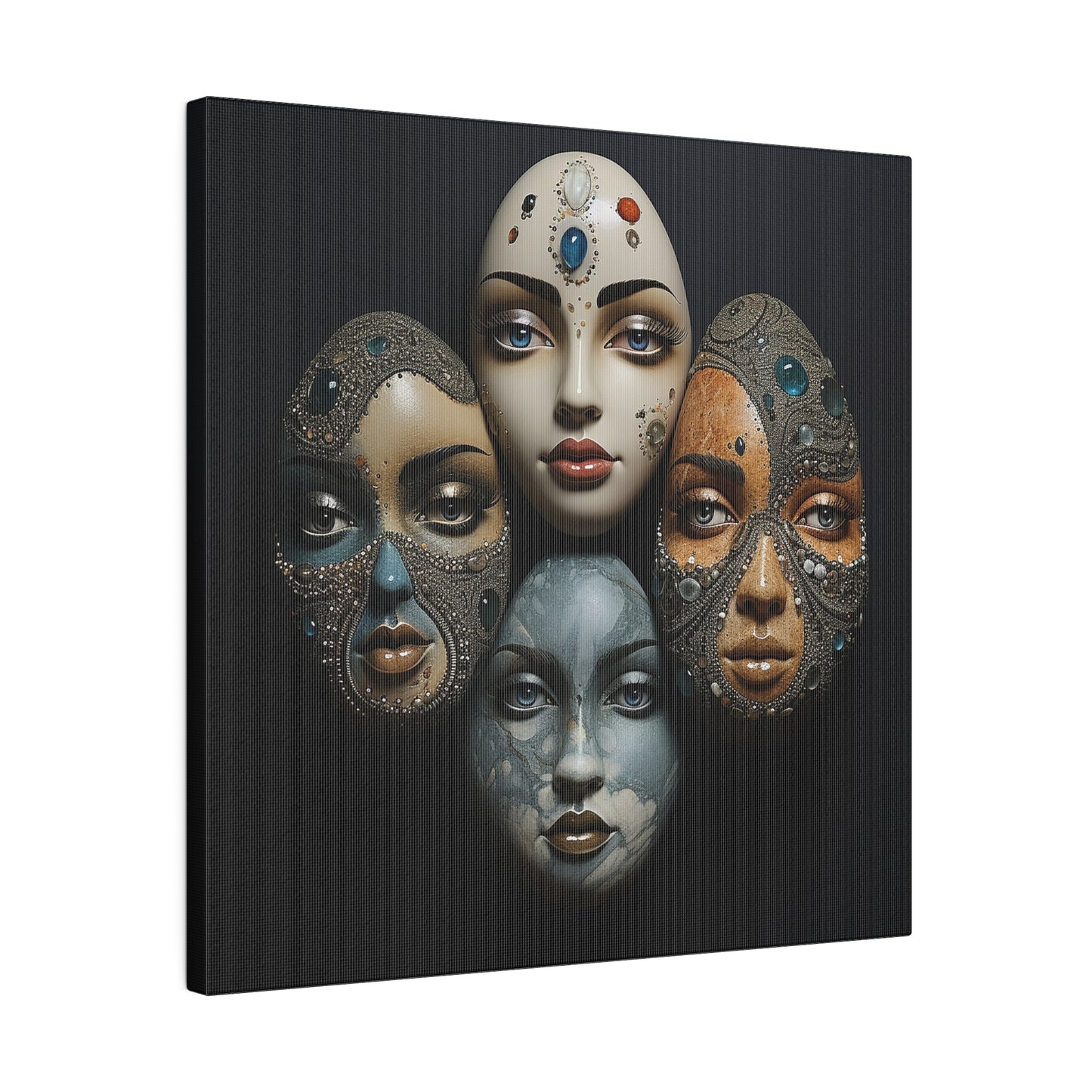 Four Face Matte Canvas