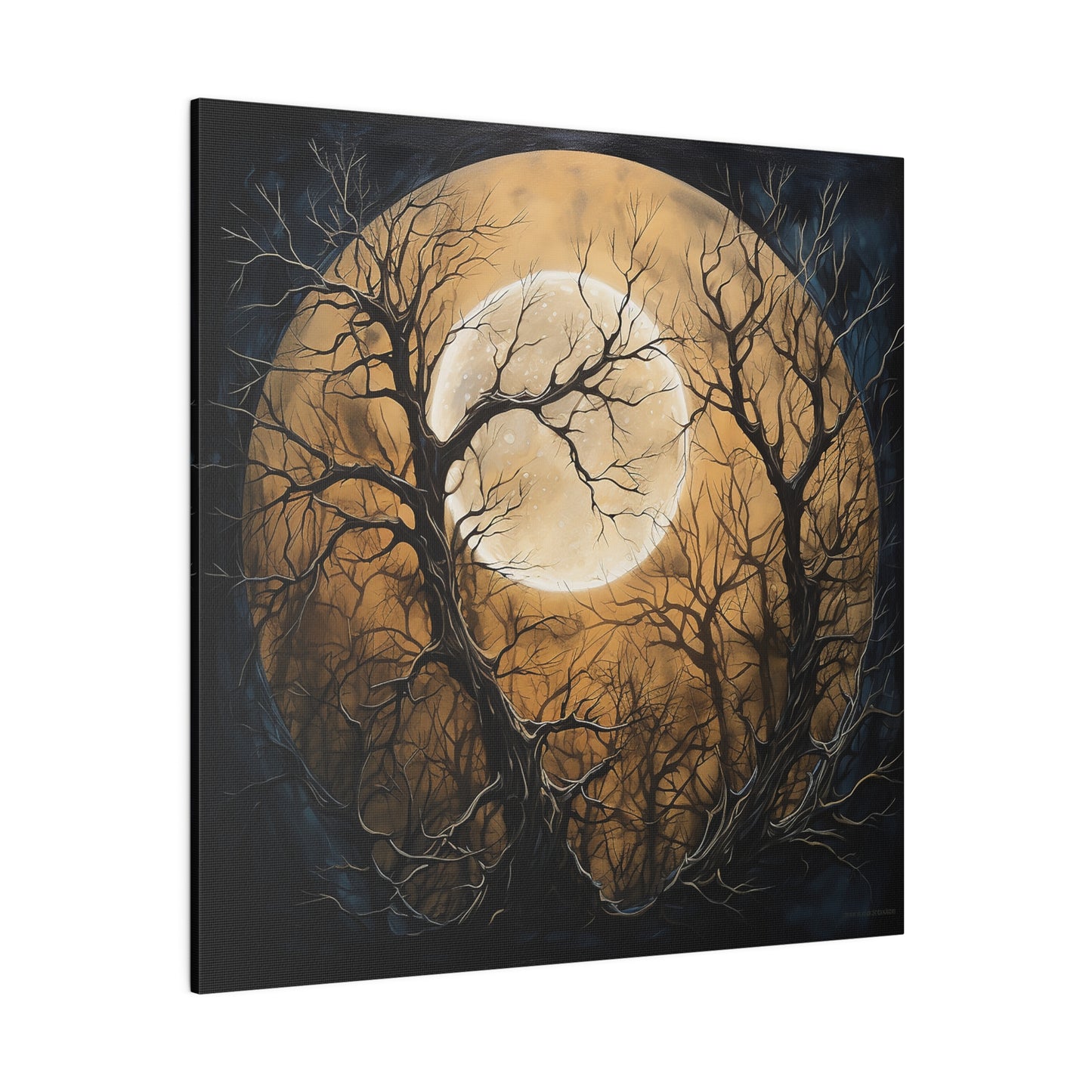 Forest Moon Matte Canvas