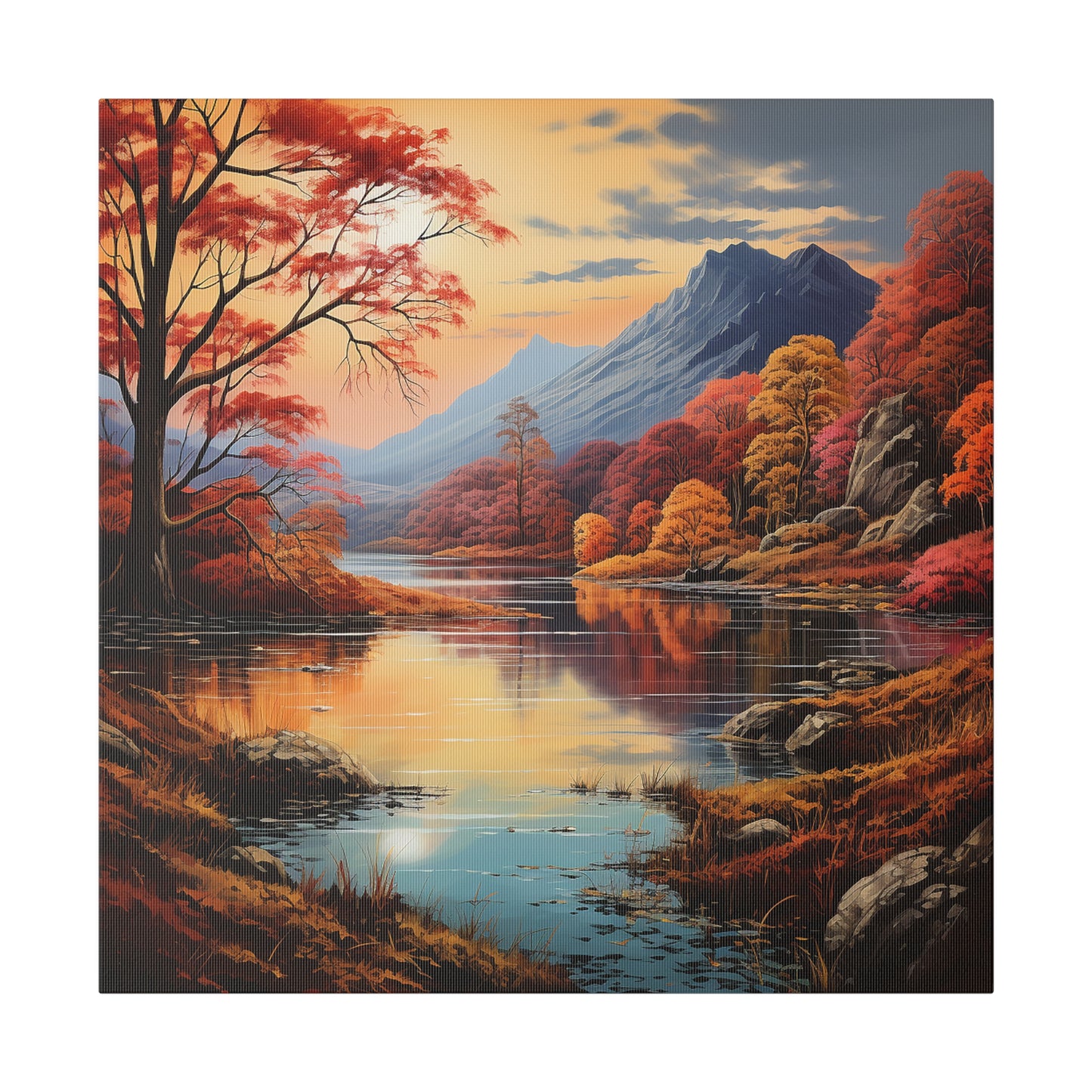 Forest Landscape Matte Canvas