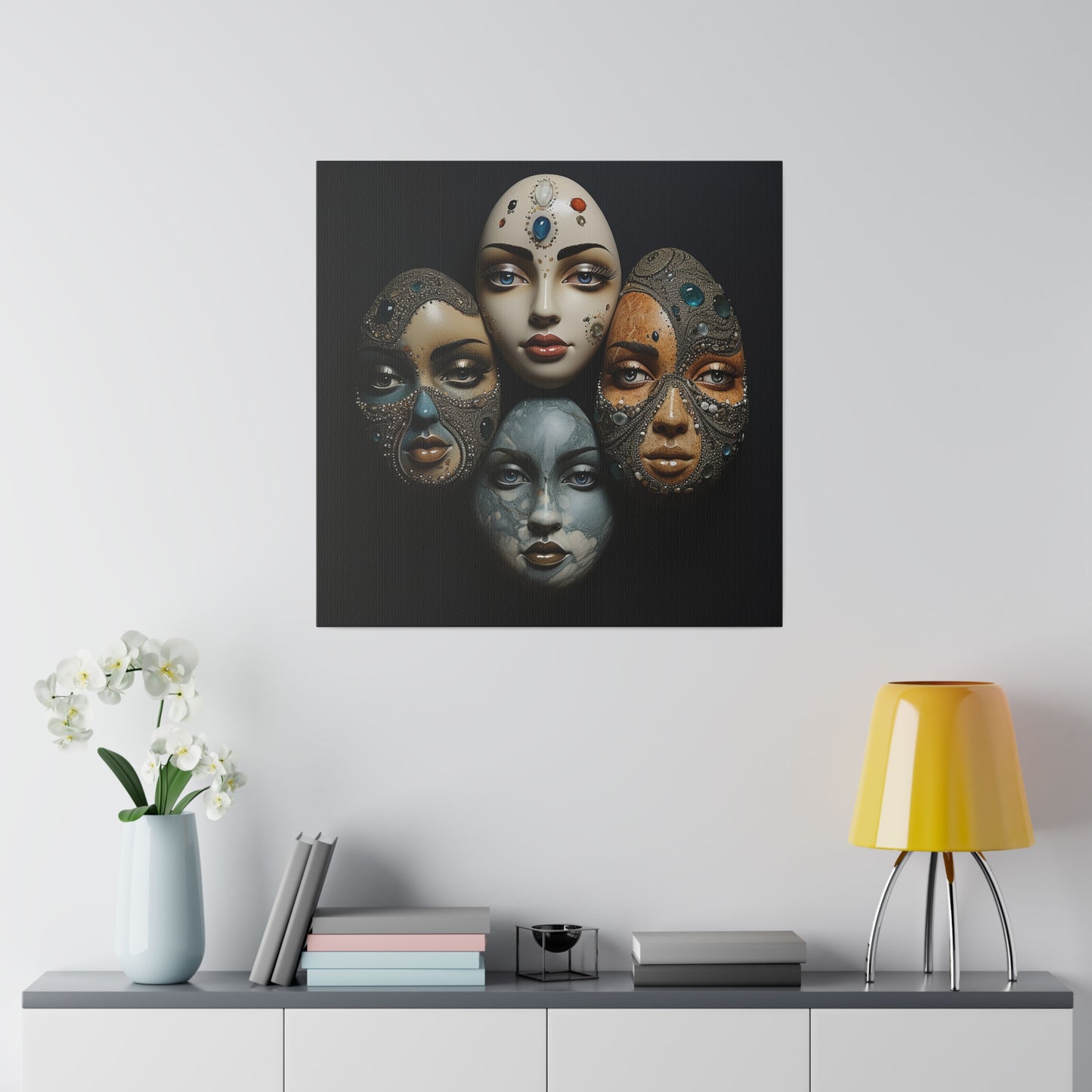 Four Face Matte Canvas