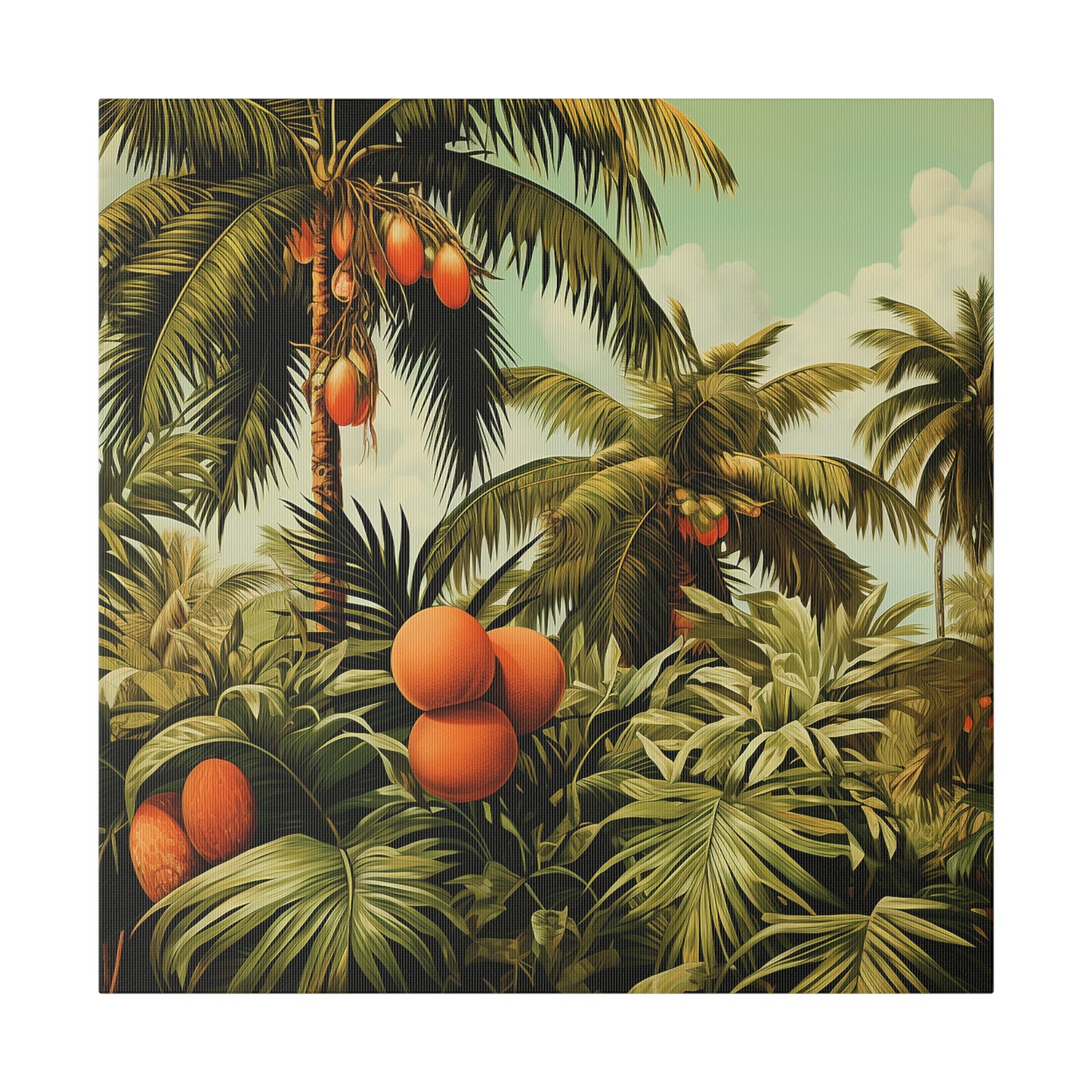 Palms Matte Canvas