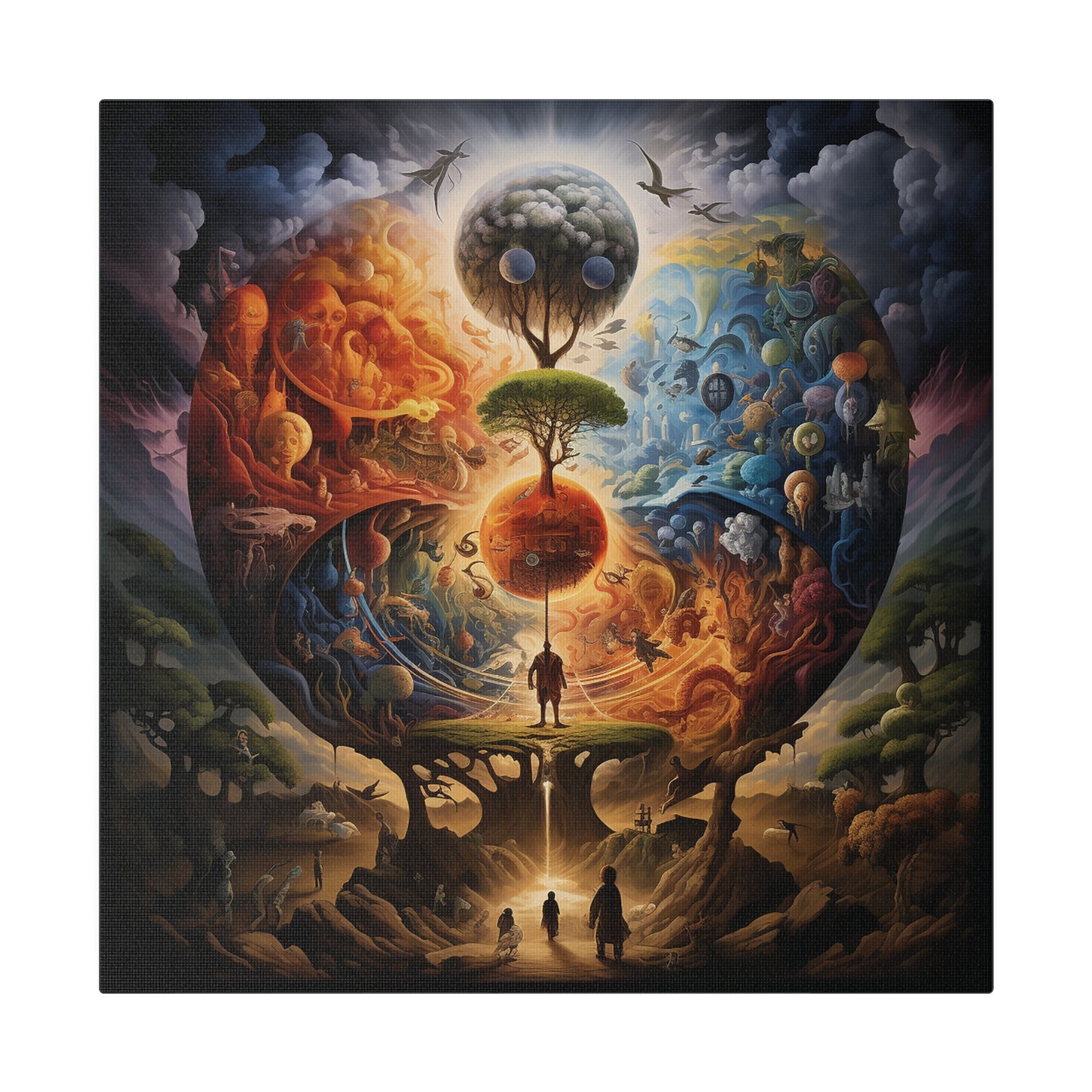 Lienzo mate Dream World