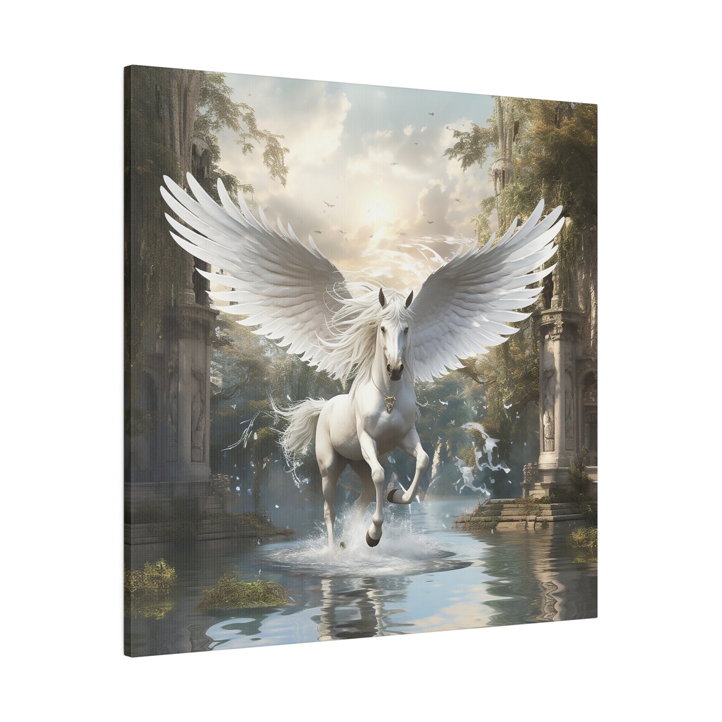 Pegasus Horse Matte Canvas