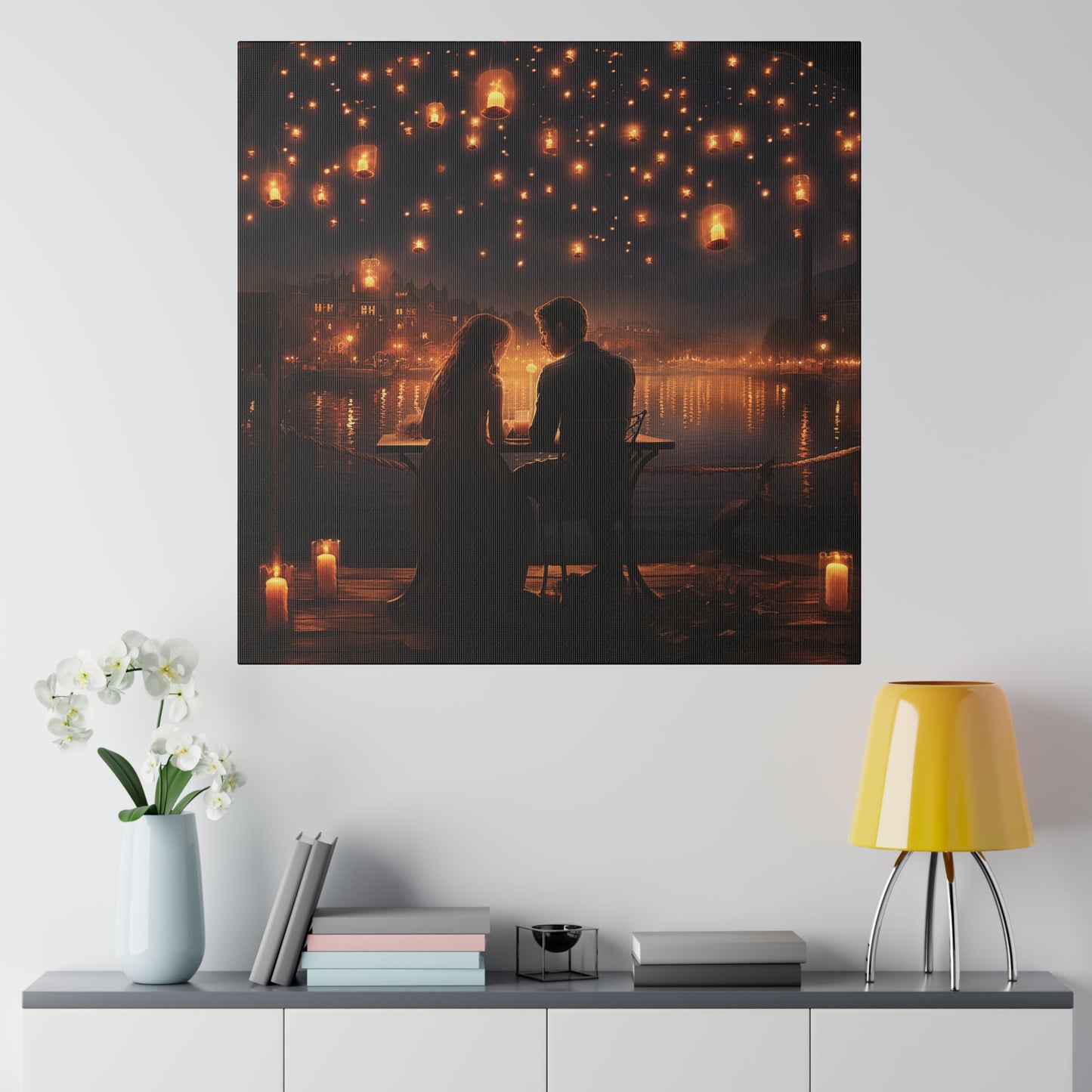 Romantic Night Matte Canvas