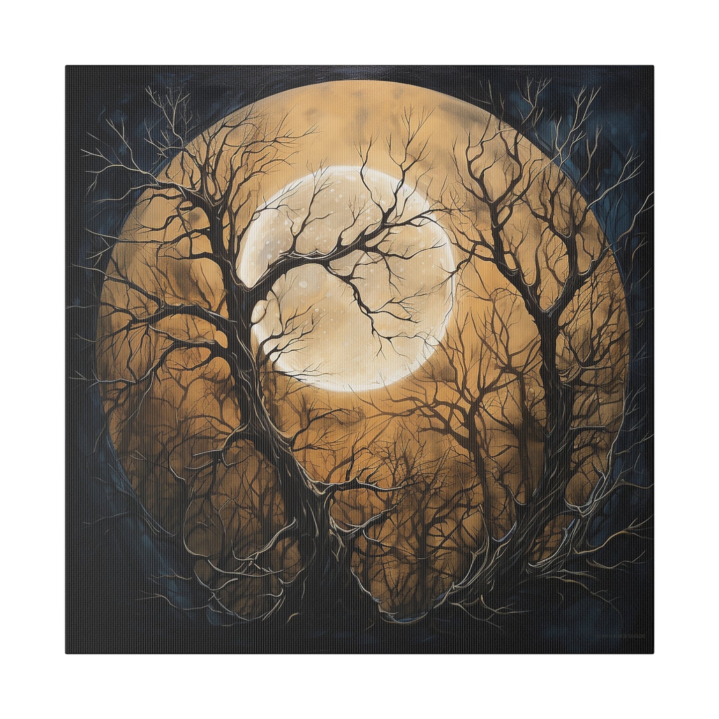 Forest Moon Matte Canvas