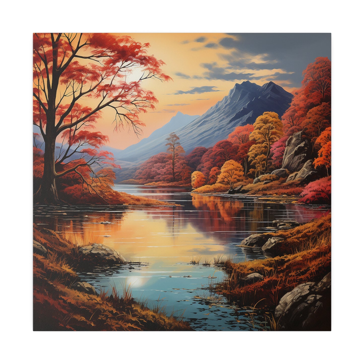 Forest Landscape Matte Canvas