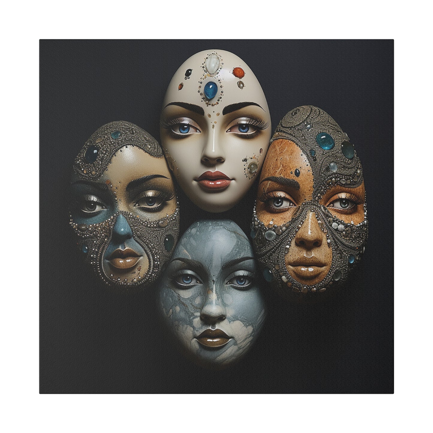 Four Face Matte Canvas