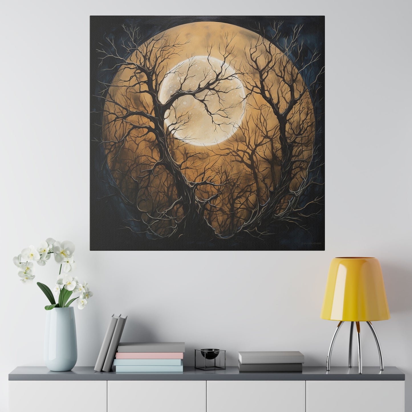 Forest Moon Matte Canvas