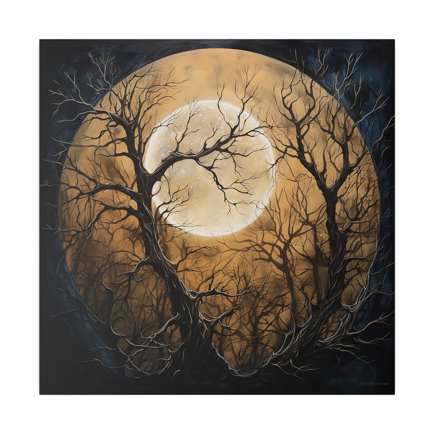Forest Moon Matte Canvas