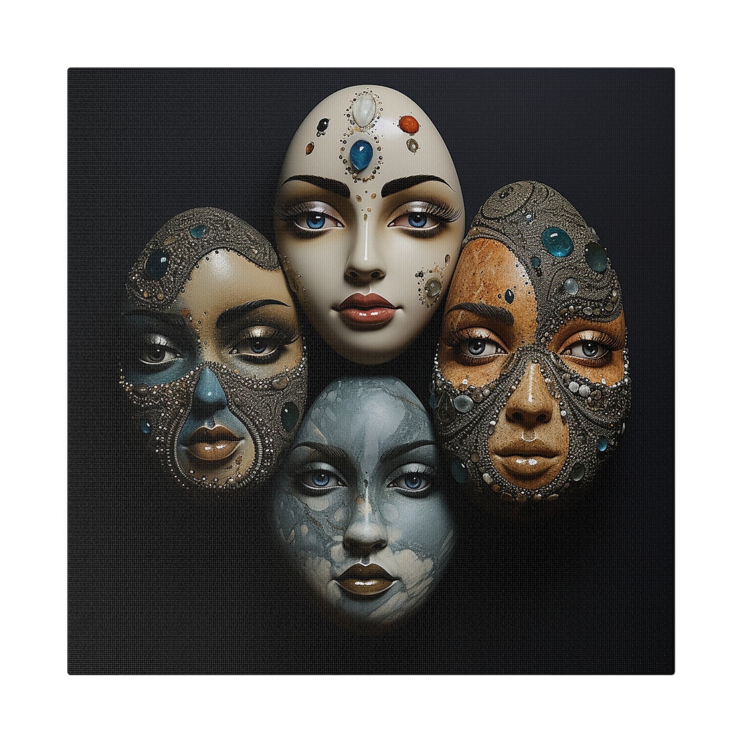 Four Face Matte Canvas