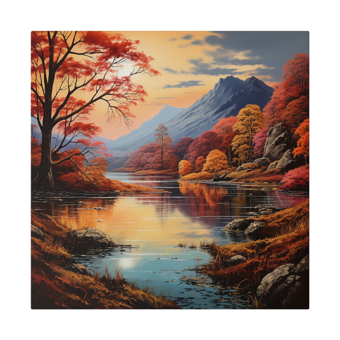 Forest Landscape Matte Canvas