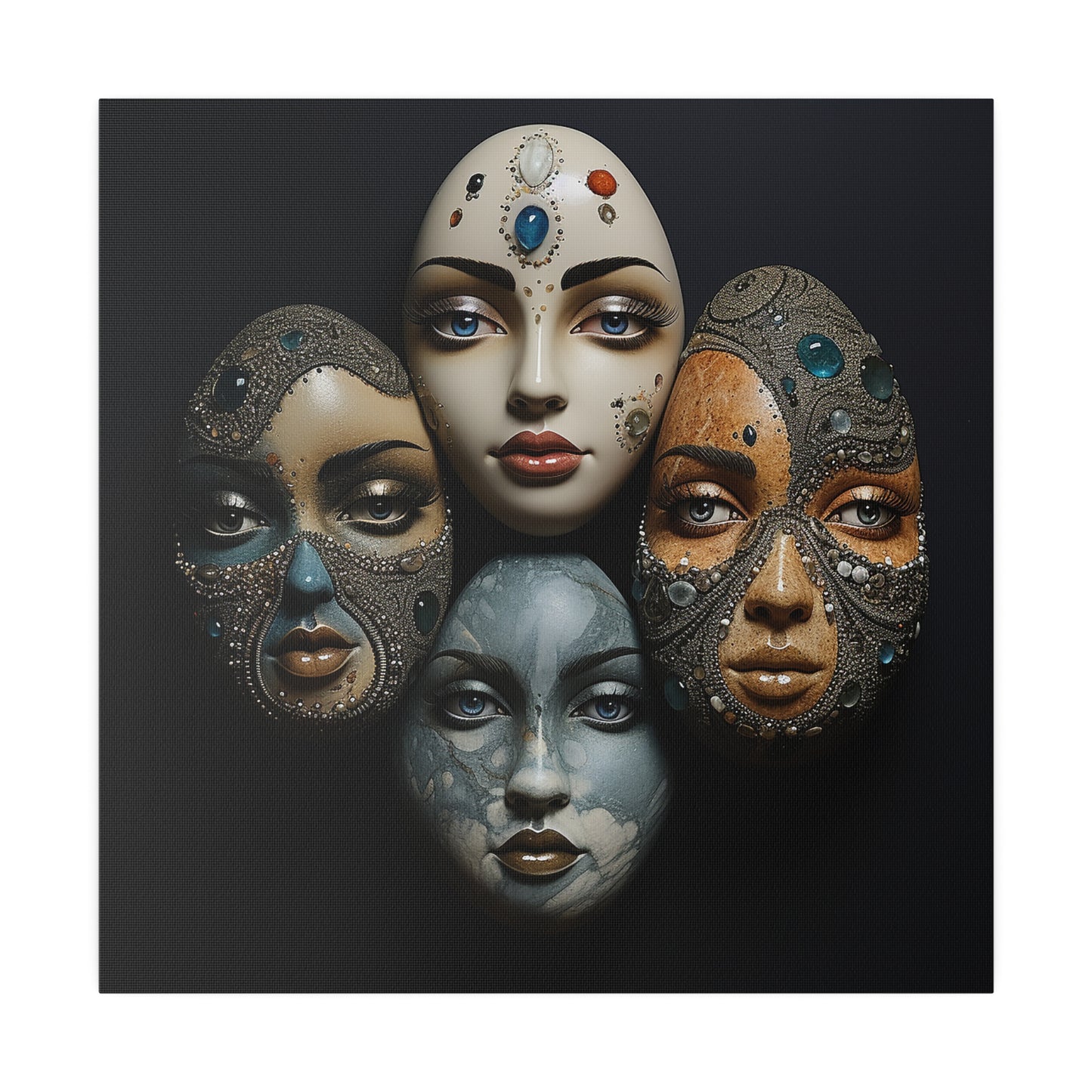 Four Face Matte Canvas