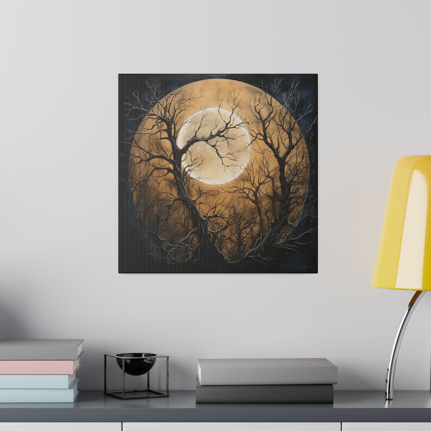 Forest Moon Matte Canvas