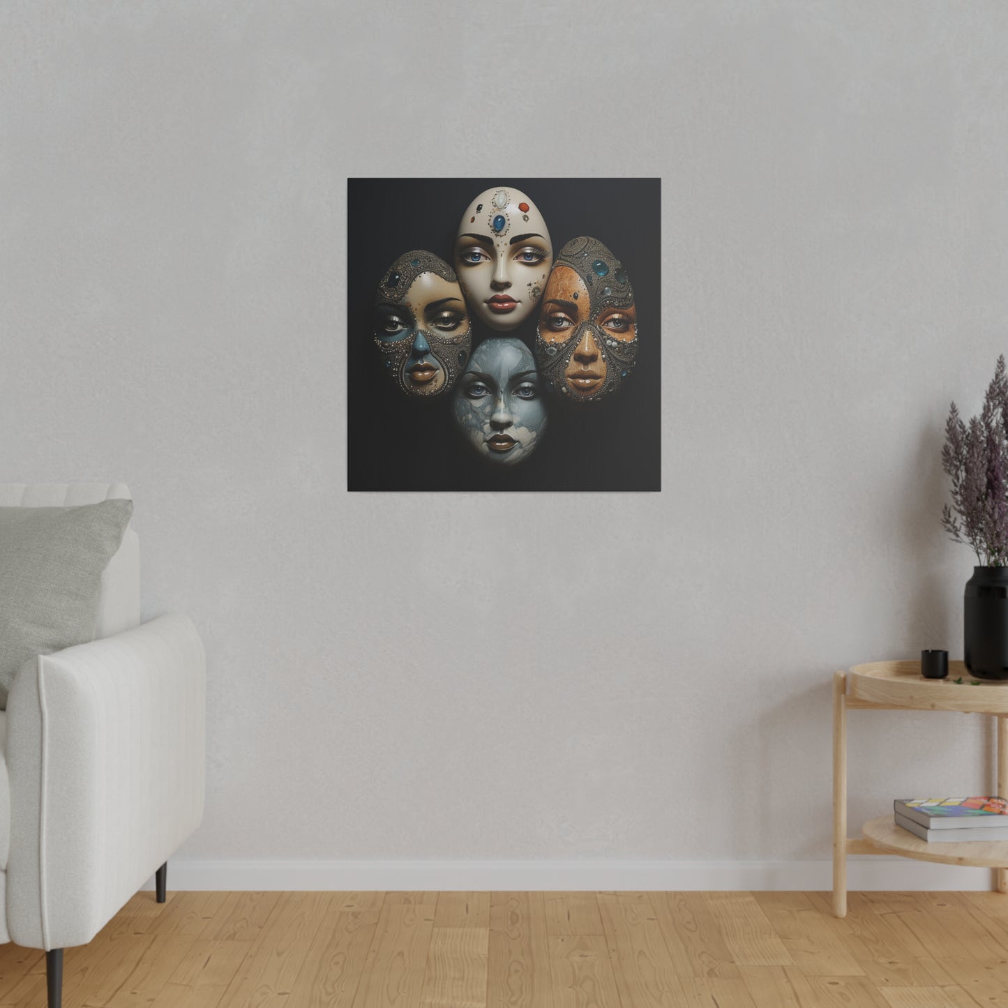Four Face Matte Canvas