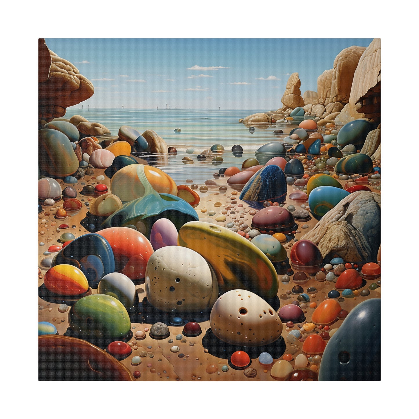 The Beach Matte Canvas
