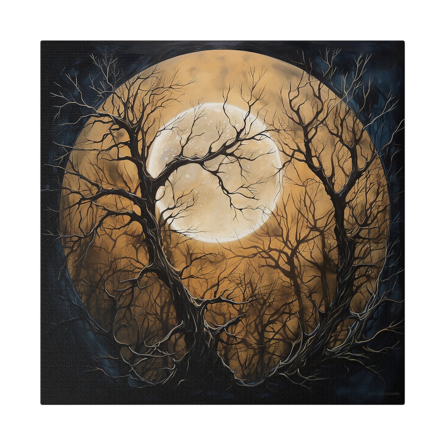 Forest Moon Matte Canvas