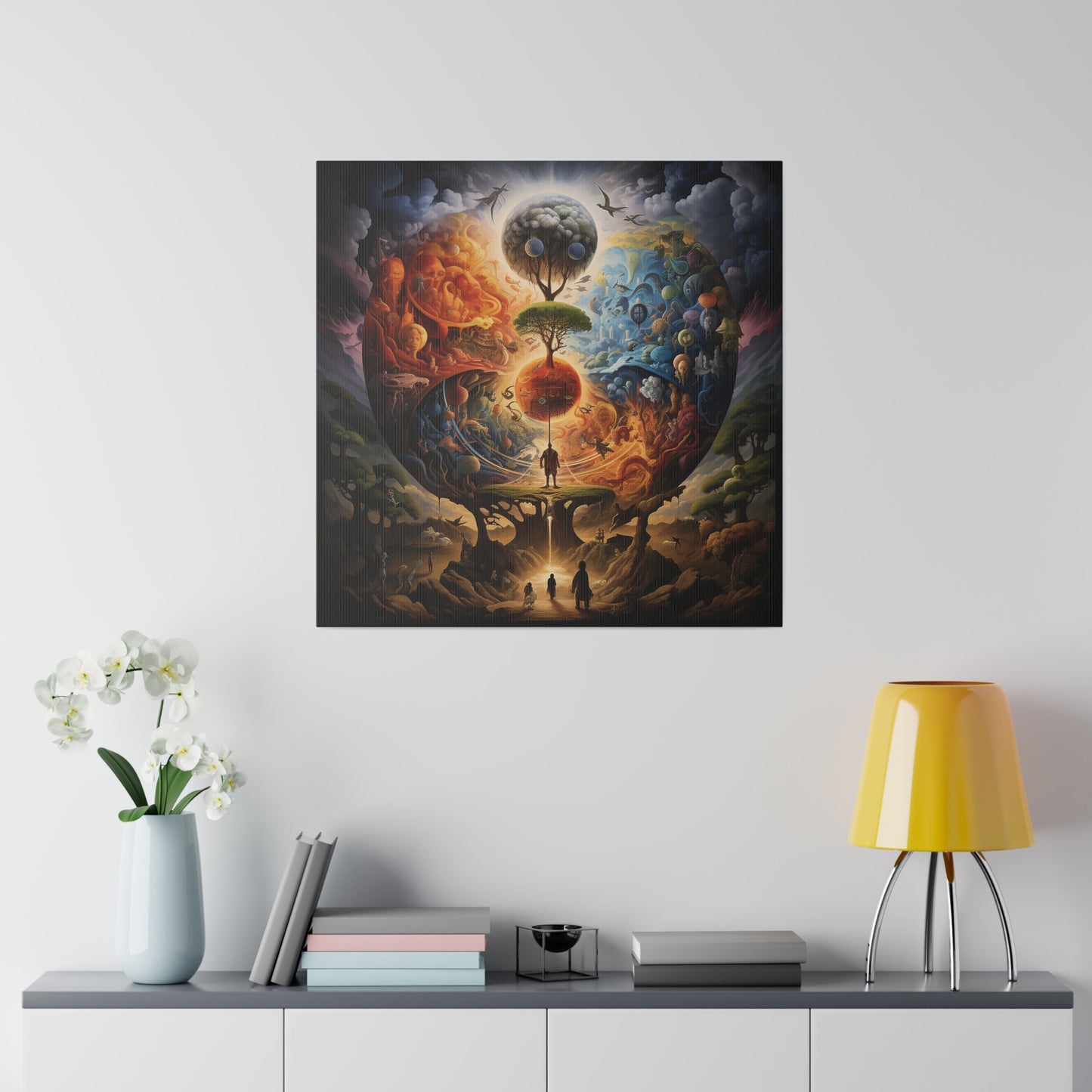Lienzo mate Dream World