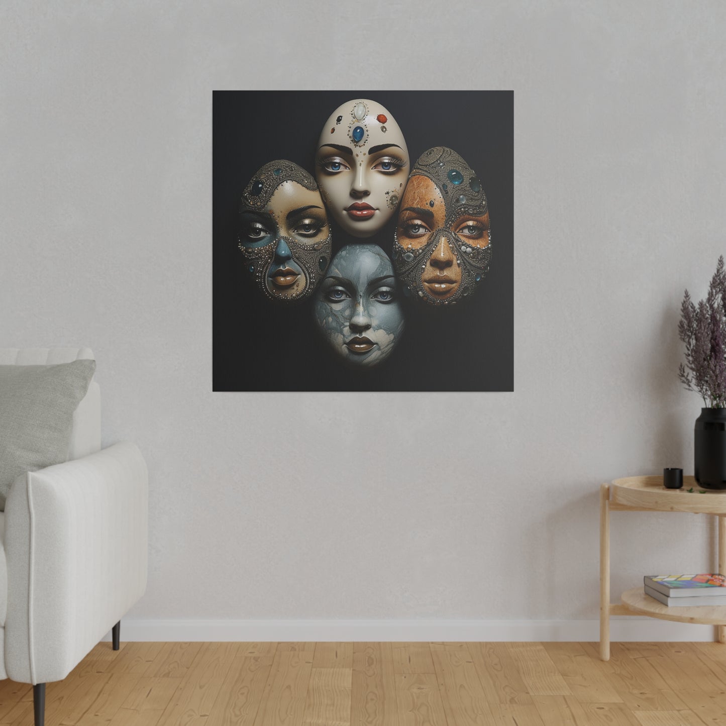 Four Face Matte Canvas