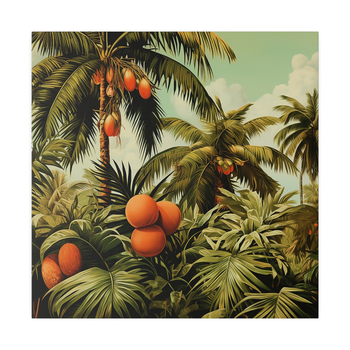 Palms Matte Canvas