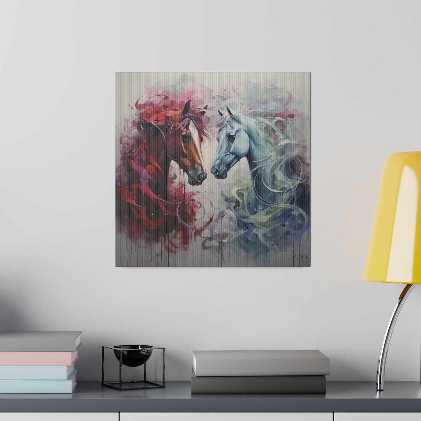 Divine Horses Matte Canvas