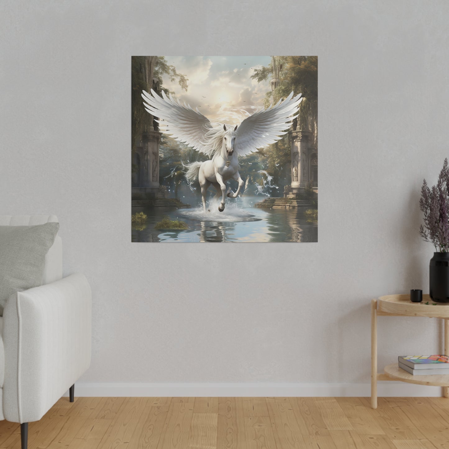 Pegasus Horse Matte Canvas