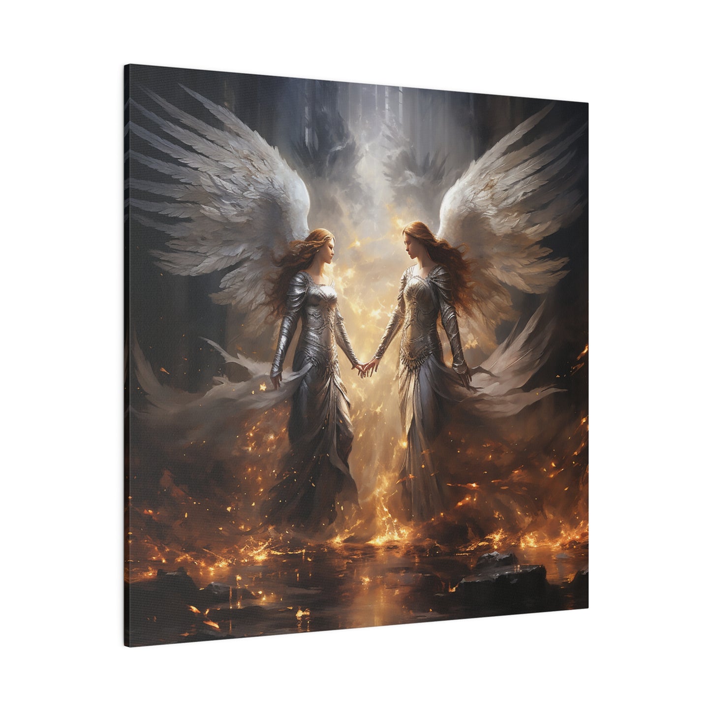 The Fiery Angels Matte Canvas