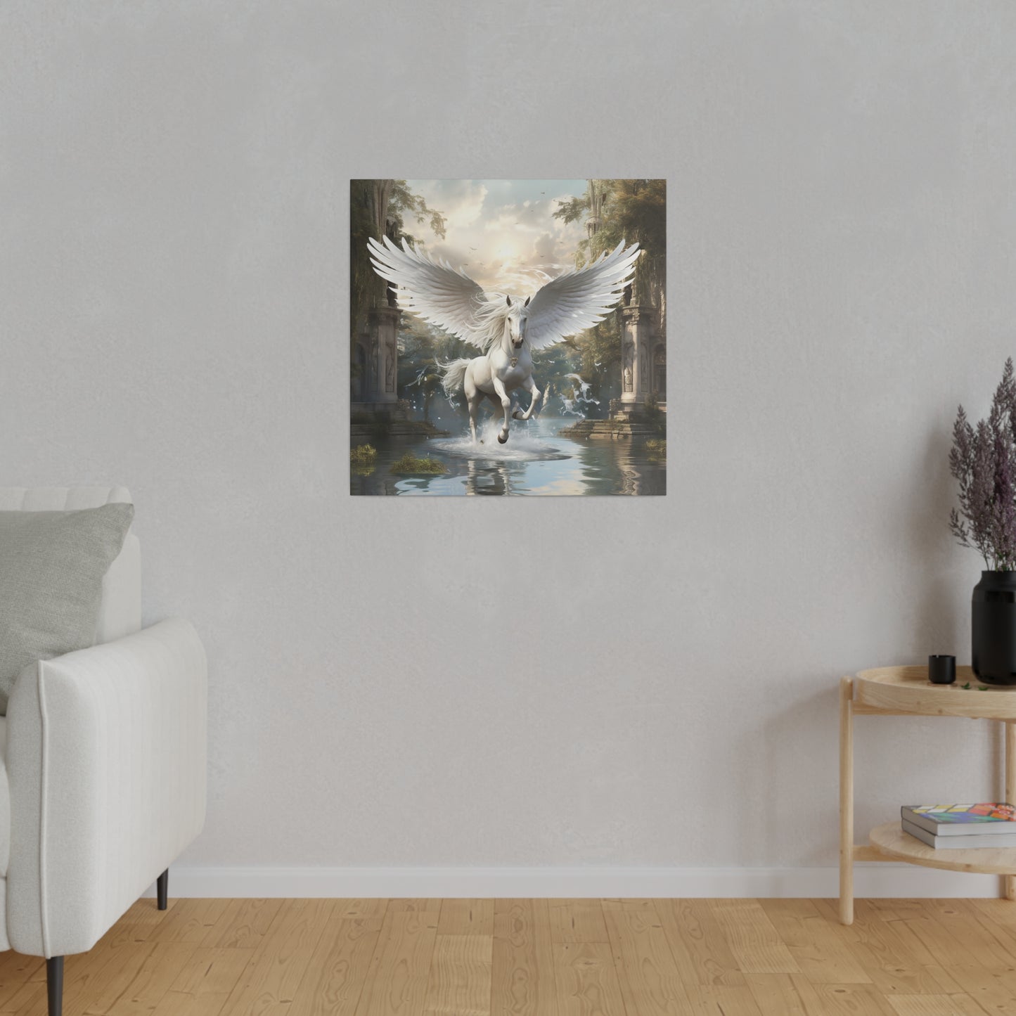 Pegasus Horse Matte Canvas