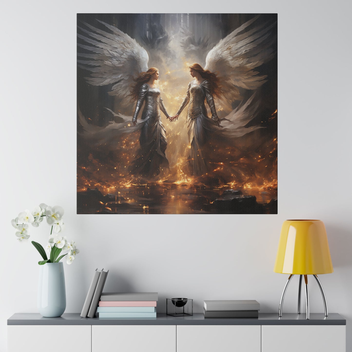 The Fiery Angels Matte Canvas