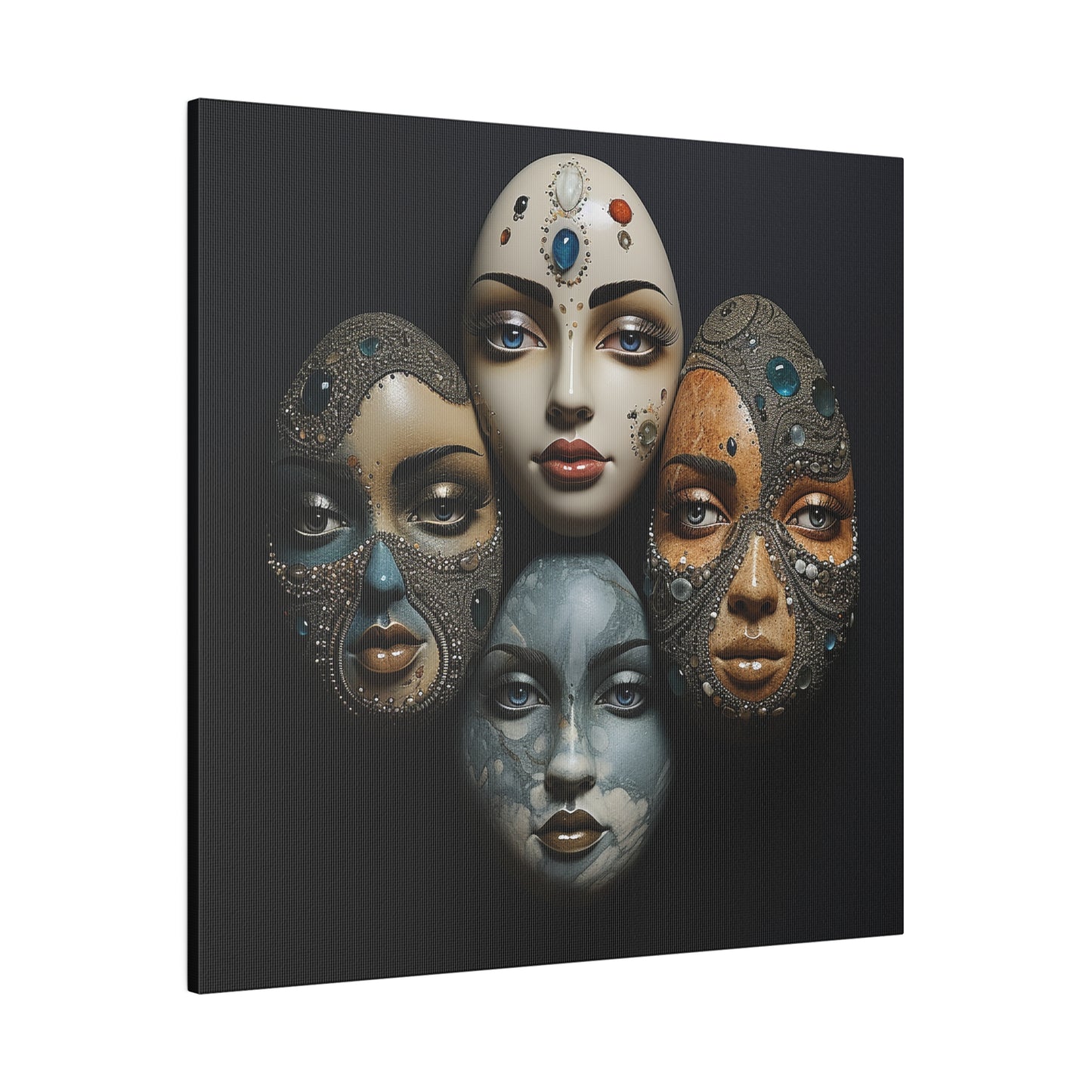 Four Face Matte Canvas