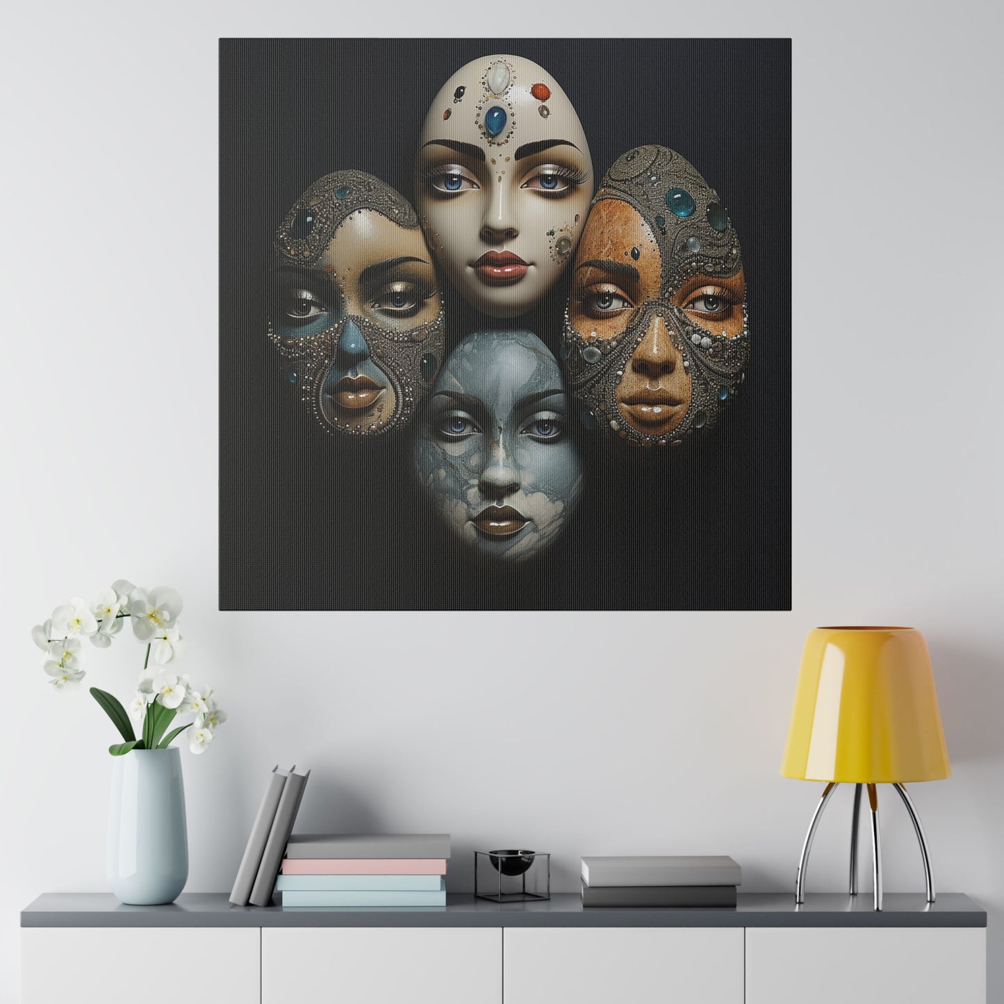 Four Face Matte Canvas