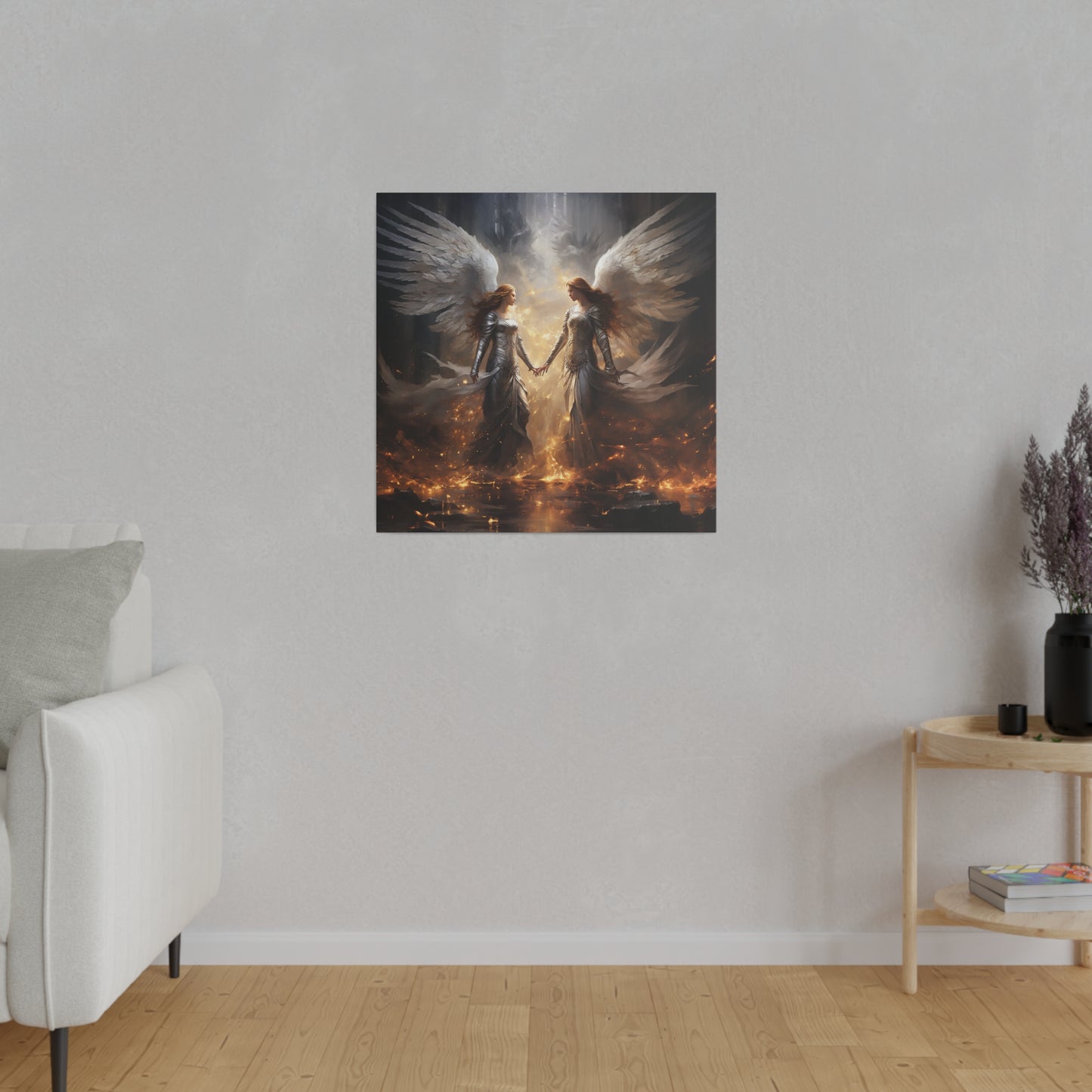 The Fiery Angels Matte Canvas