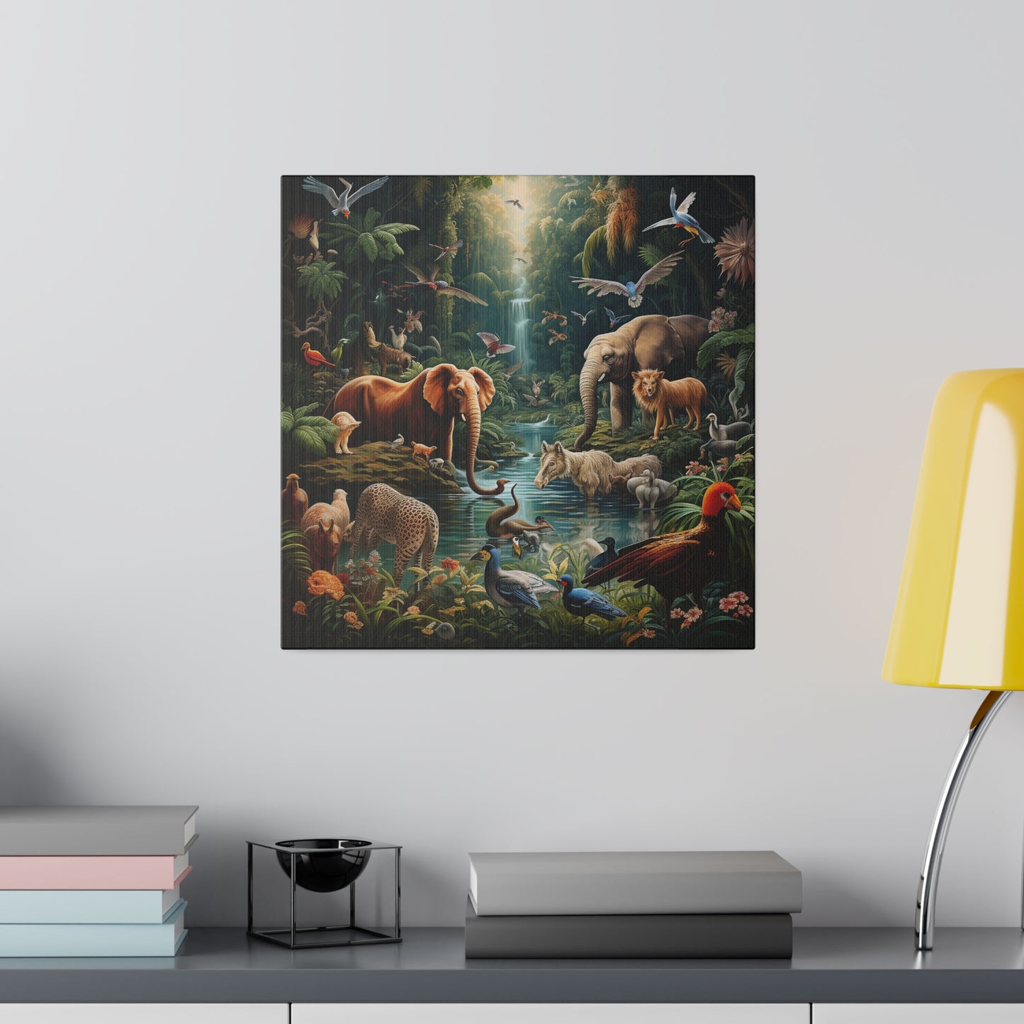 Animals Paradise Matte Canvas