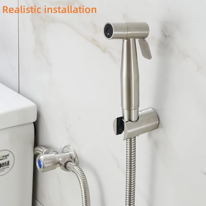 Handheld Bidet Sprayer Suitable for Toilet Adjustable Water Pressure Jet Sprayer, Suitable for Female Washing Bidet Accessories