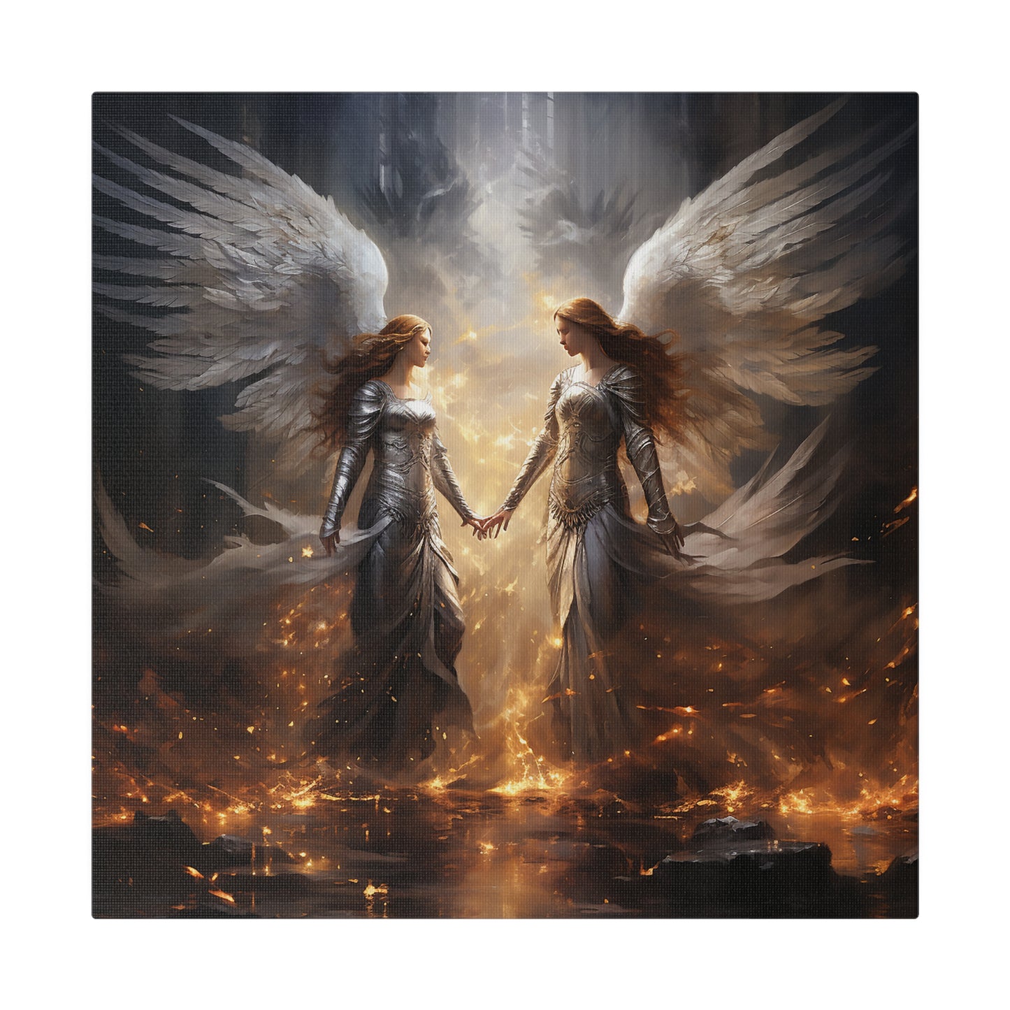 The Fiery Angels Matte Canvas