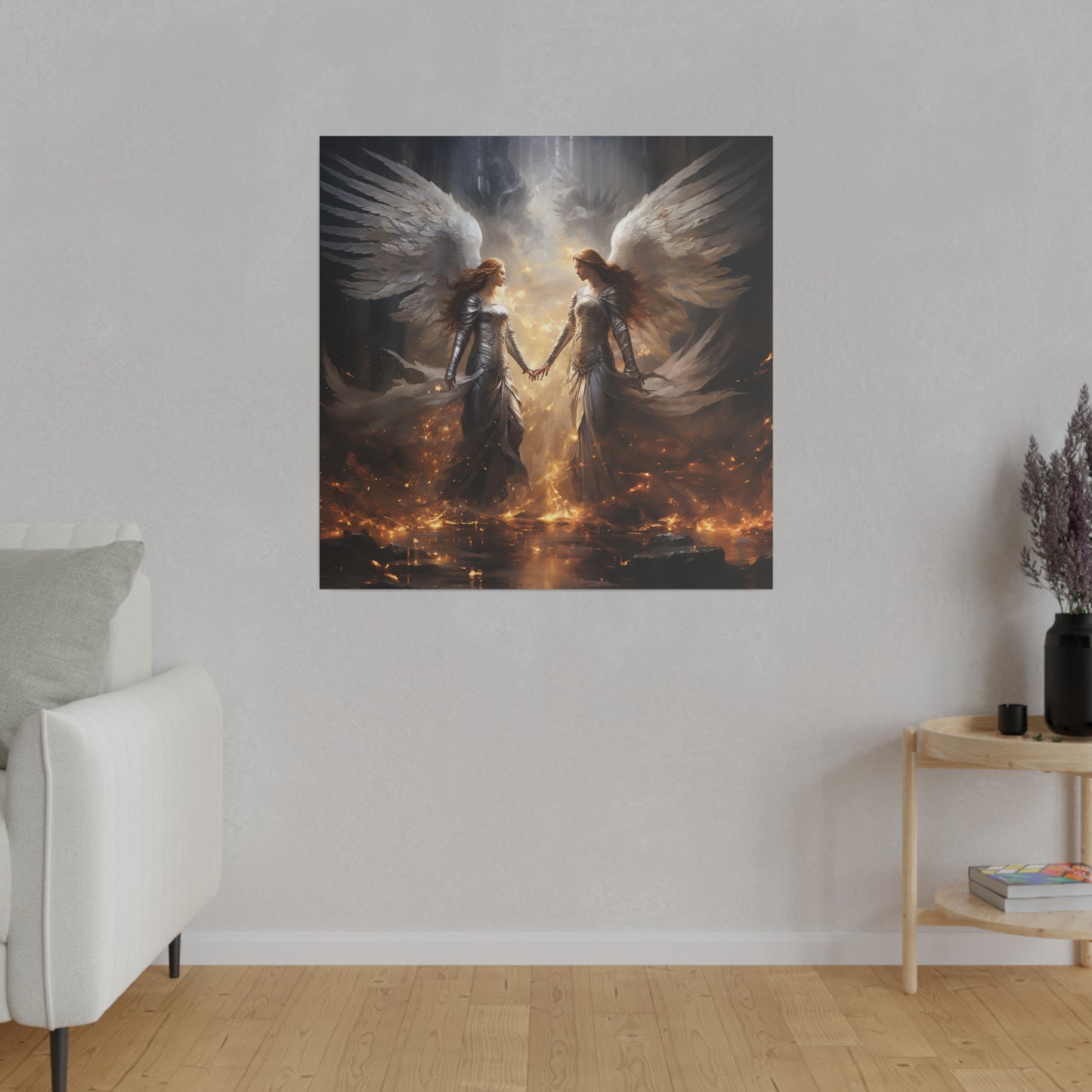 The Fiery Angels Matte Canvas